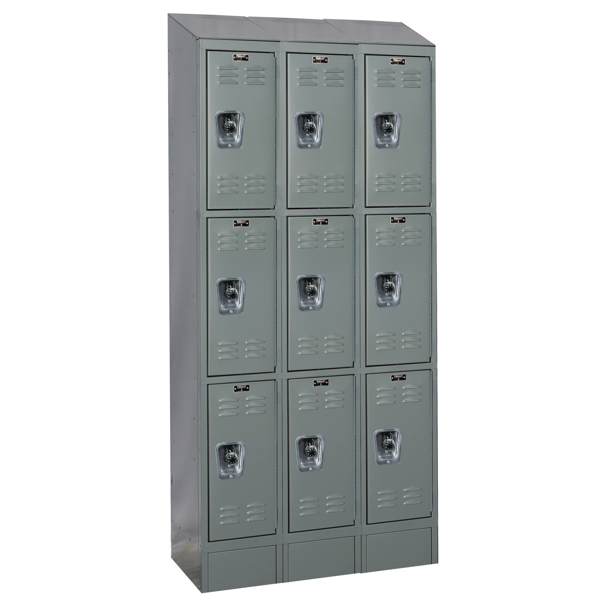 Hallowell, Triple Tier ReadyBuilt Locker, Height 82 in, Width 36 in ...