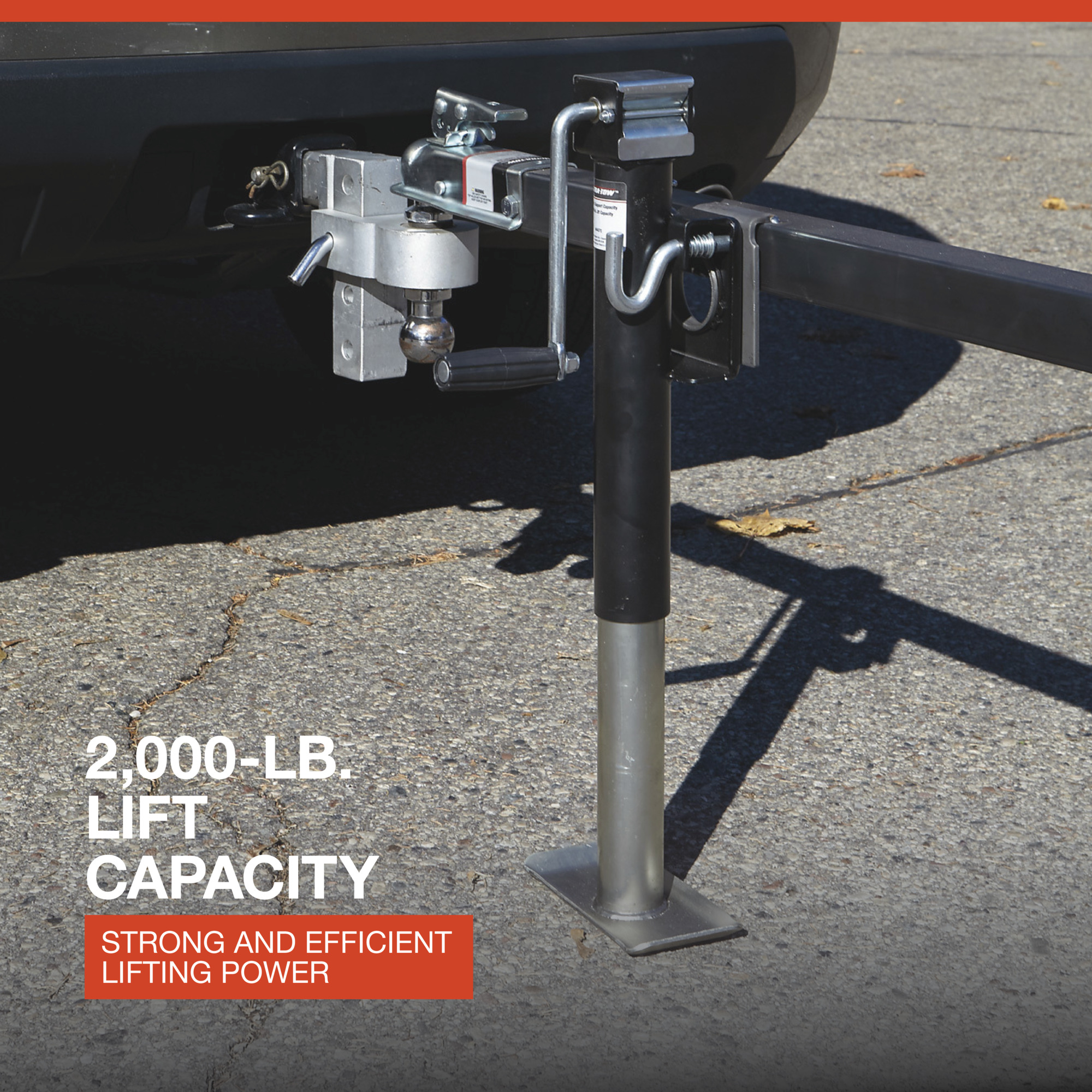 UltraTow Snap Ring Sidewind Swivel Jack, 2000Lb. Lift Capacity Northern Tool