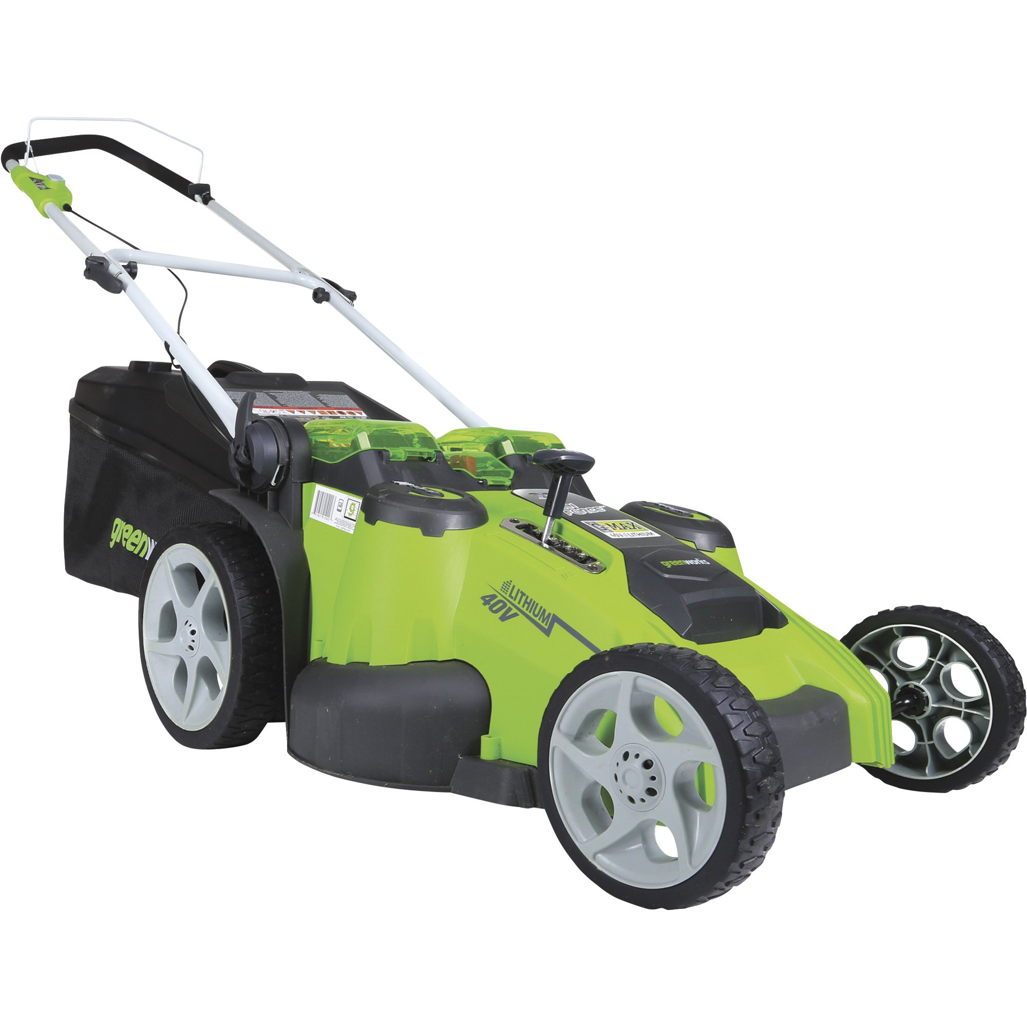 Greenworks G-MAX 40V Dual Blade Cordless Lawn Mower — 20in. Deck, Model ...