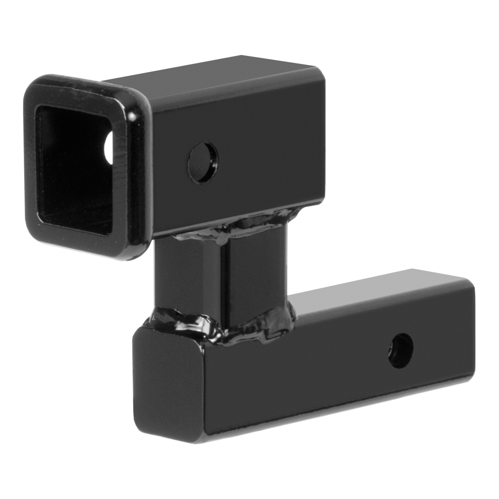 Curt Manufacturing Raised Receiver Adapter, 2in. Shank, 4-1/4in. Rise, Carbon Steel, Model# 45794