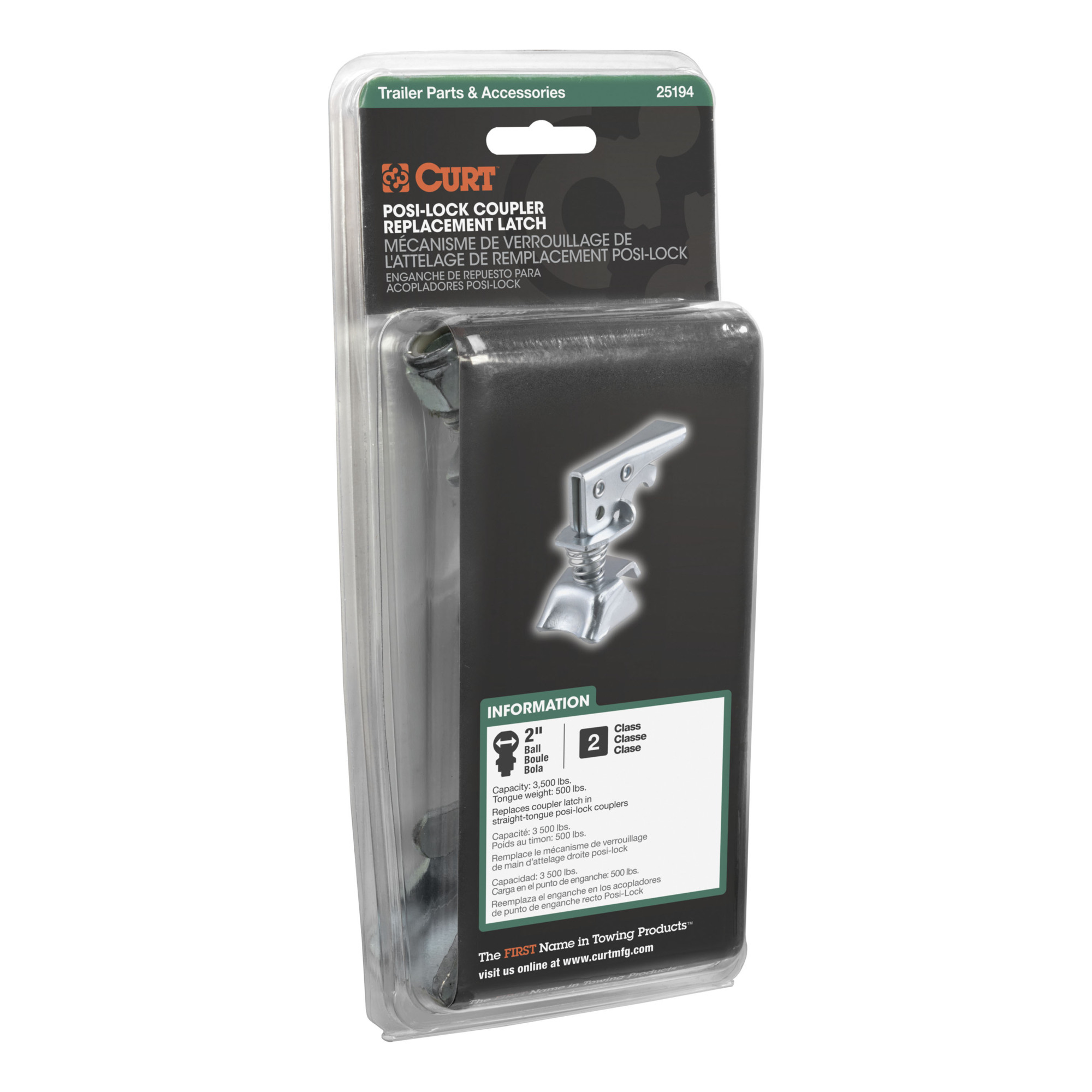 Curt Manufacturing 2in. PosiLock Coupler Replacement Latch for