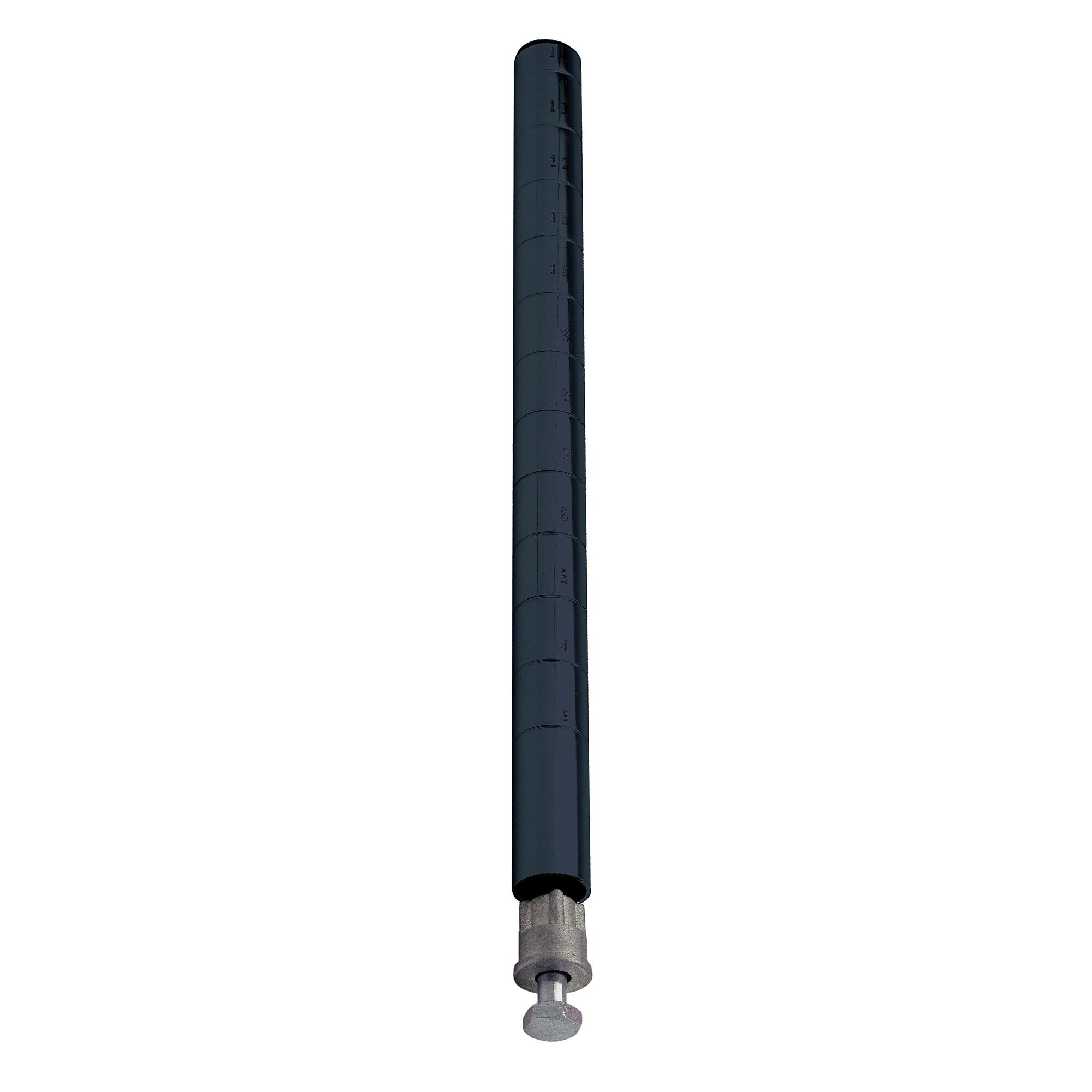 Quantum 74in. H Post Black Epoxy, Model# P74BK
