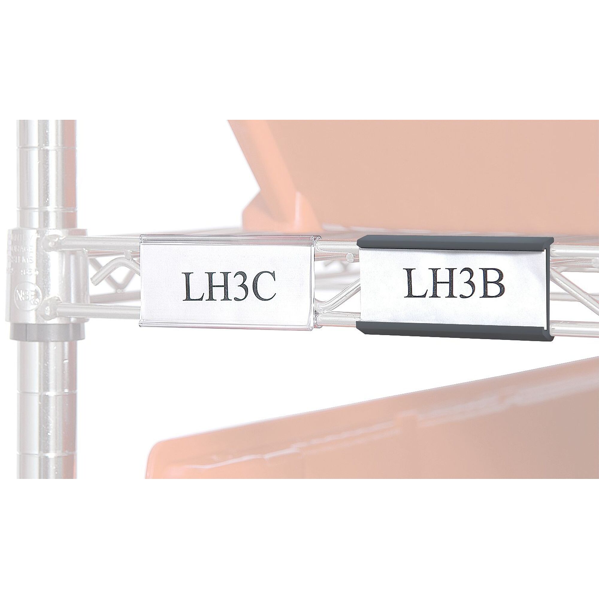 Quantum Storage, 3in. Charcoal Gray Label Holder, Model# LH3B
