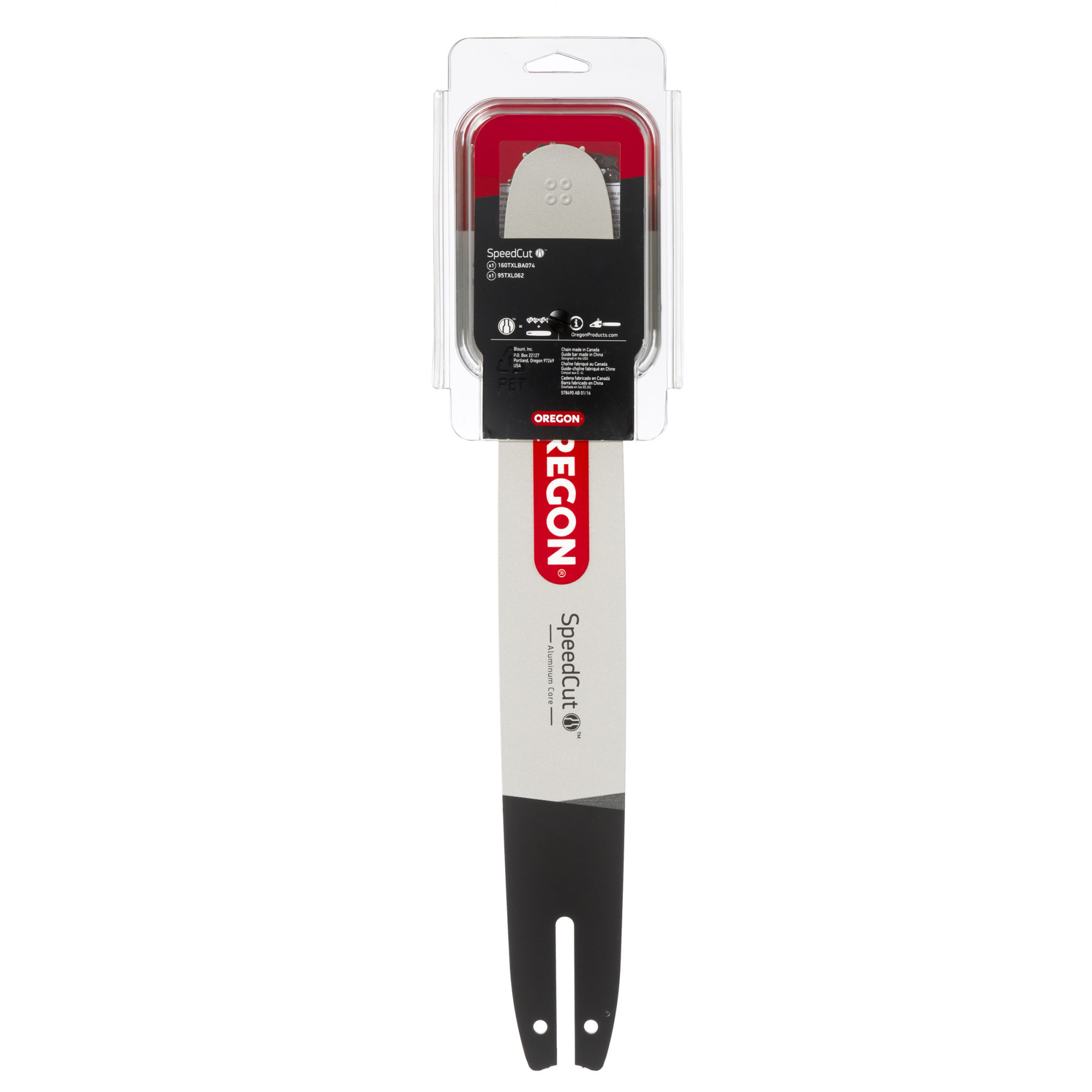 Oregon, 16in. Bar Chain Combo, Bar Length 16 in, Chain Pitch 0.325 in ...