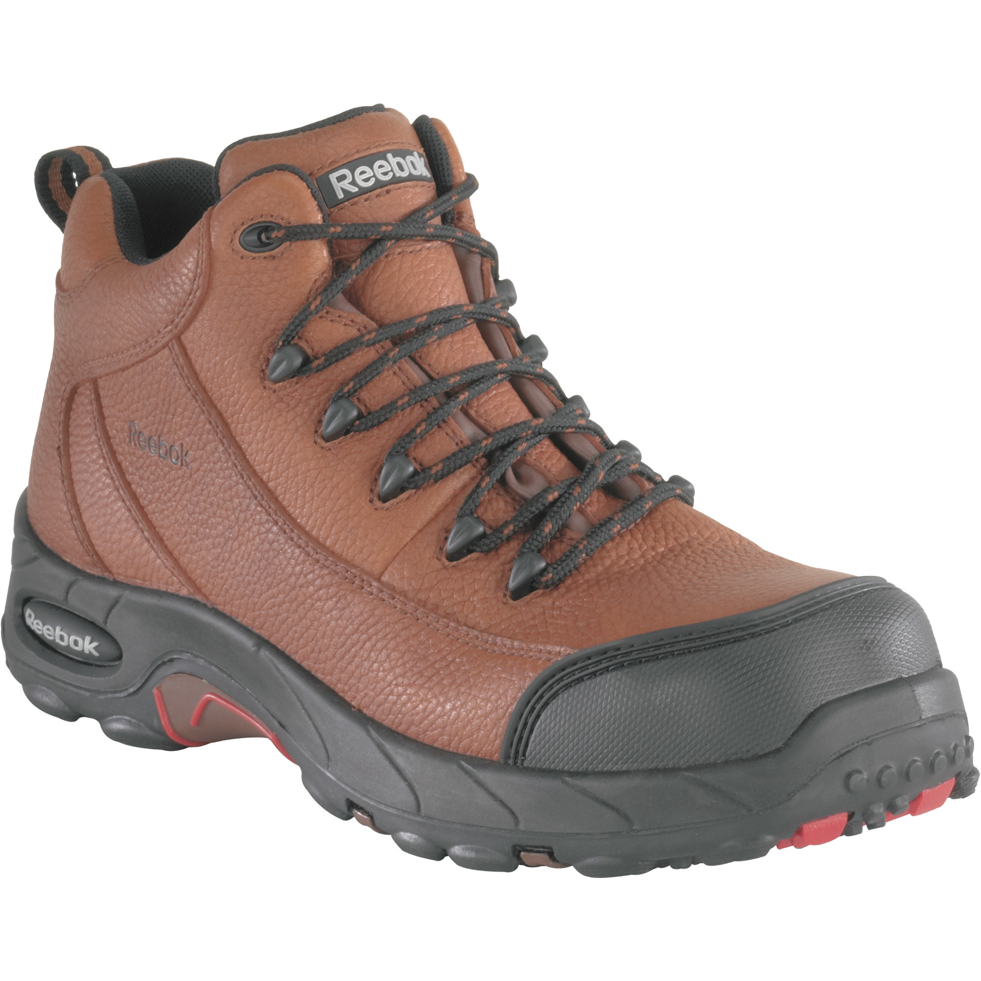 Reebok Men's TiaHawk Waterproof Composite Toe EH Boots - Brown, Size 9 1/2 Wide, Model# RB4444
