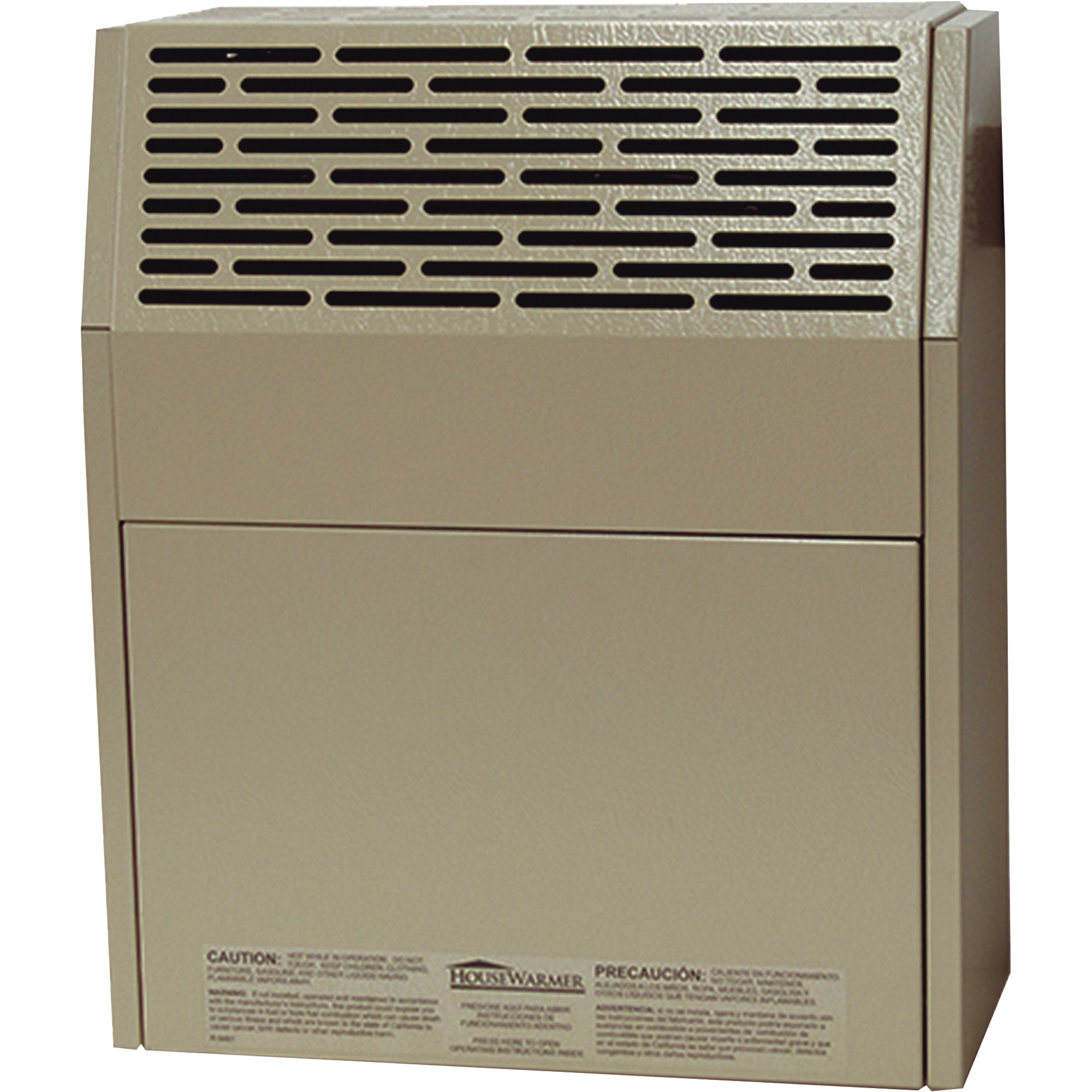 HouseWarmer Slim-Profile Direct Vent Heater with Blower, Natural Gas, 8,000 BTU, Model# HWDV081BN