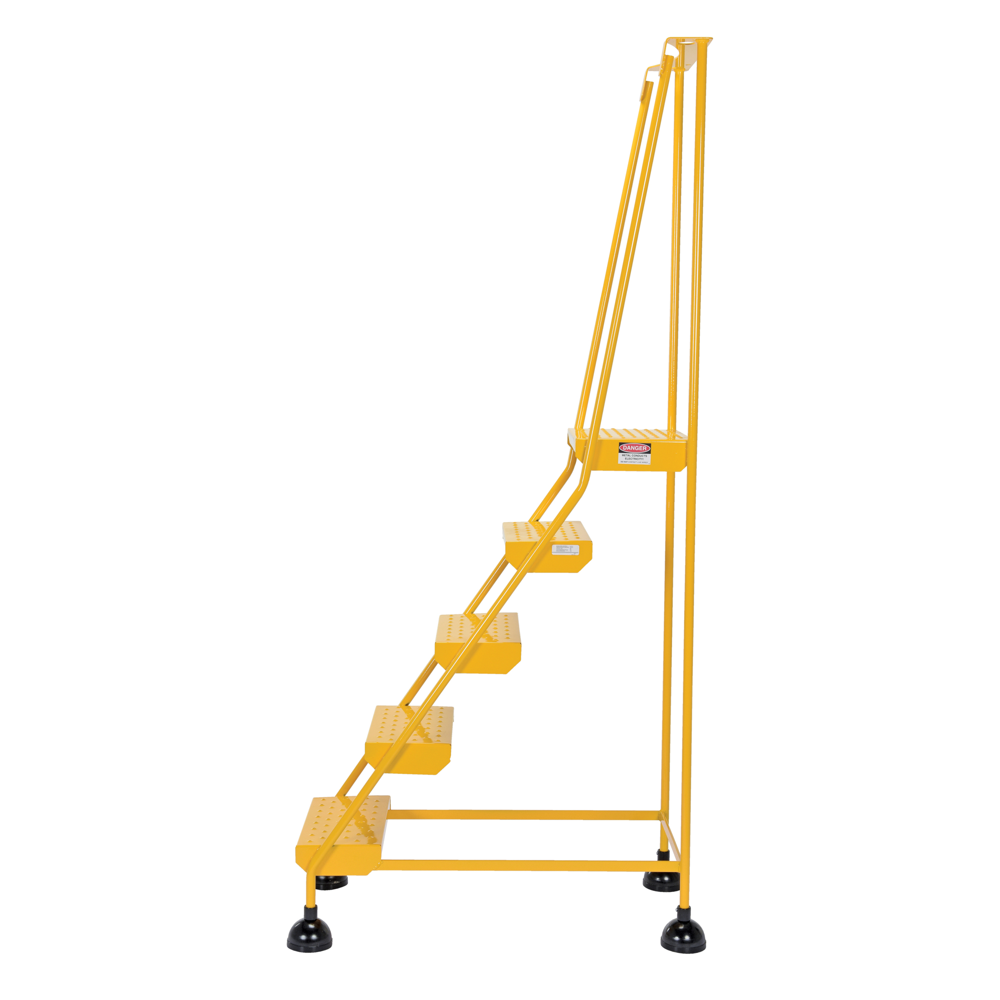 Spring Round Ladder Vestil Steel Commercial Spring Loaded Ladders 58 Degree 5 Perforated 16 ...