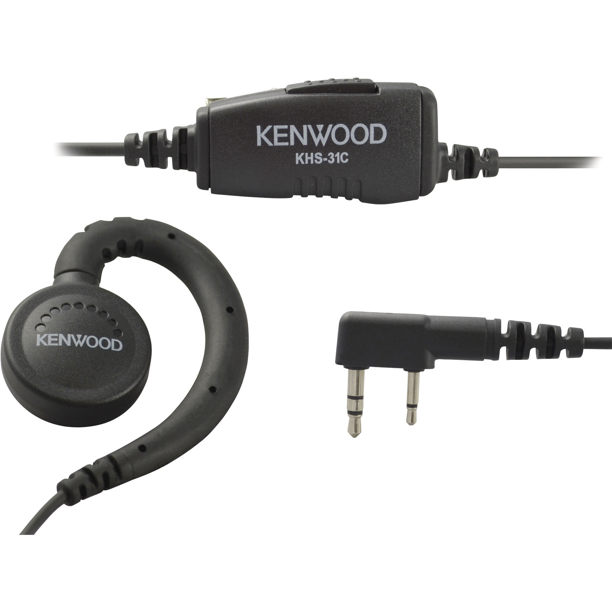 Kenwood 4-Radio Compatible Ear Hanger, Model# KHS31