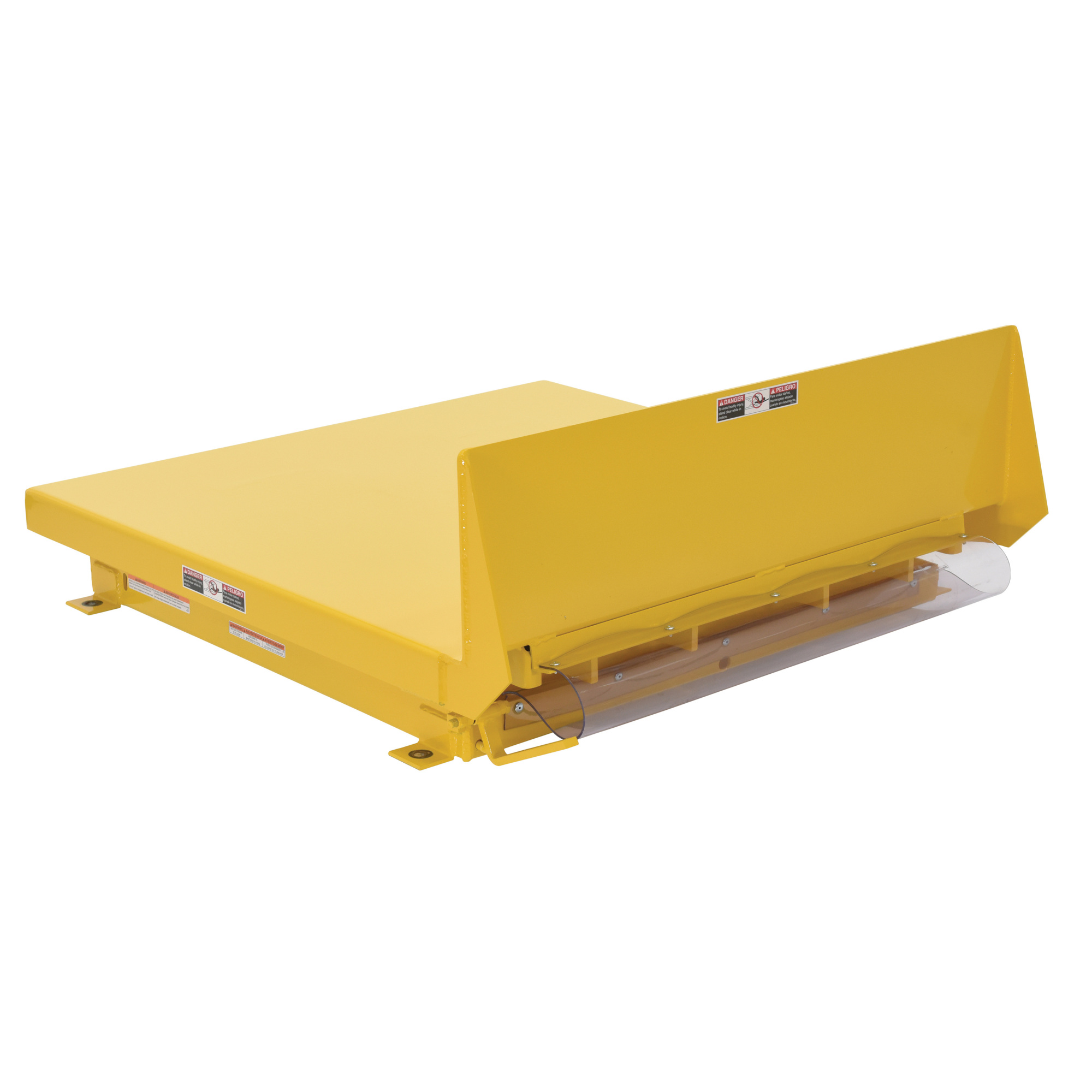 Vestil Steel Lift Table 48 In x 48 In AC Powered 460 Volt 3 Phase 6,000 Lb. Capacity Yellow