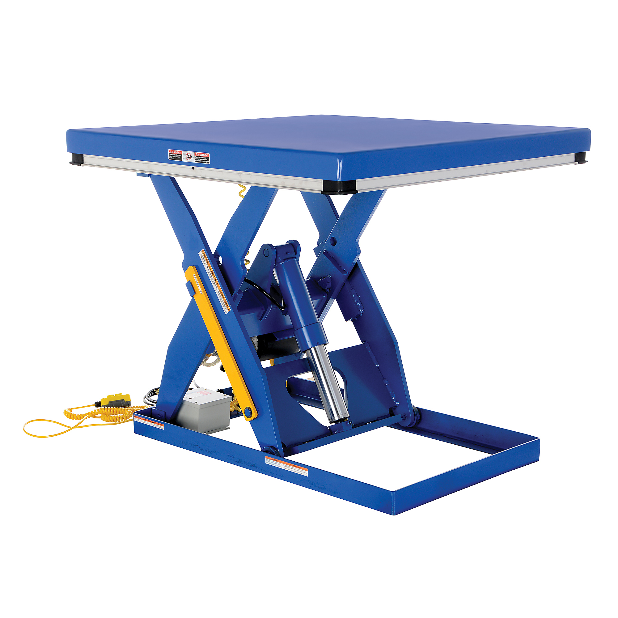 Vestil Electric Hydraulic Lift Table - 48in. x 48in., 3000-Lb. Capacity, 7in. to 43in. Height, Model# EHLT-4848-3-43-QS