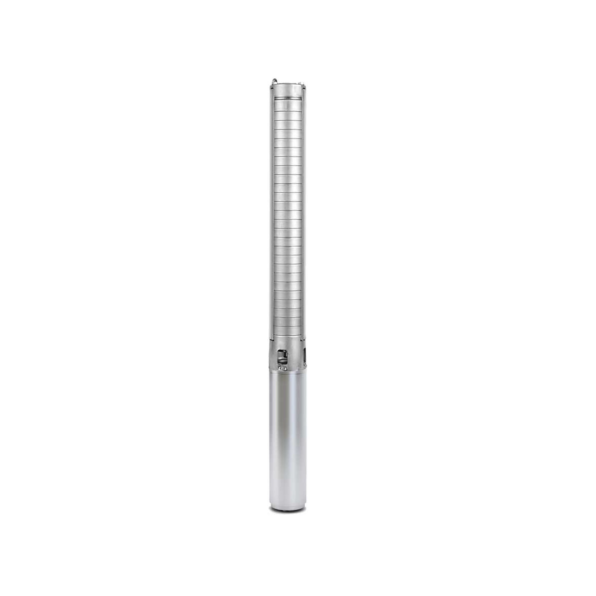 Gol Pumps, 4in. Stainless steel Deep Well Submersible Pump, Max. Flow 5520 GPH, Horsepower 5 HP, Port Size 2 in, Model# SP 7008