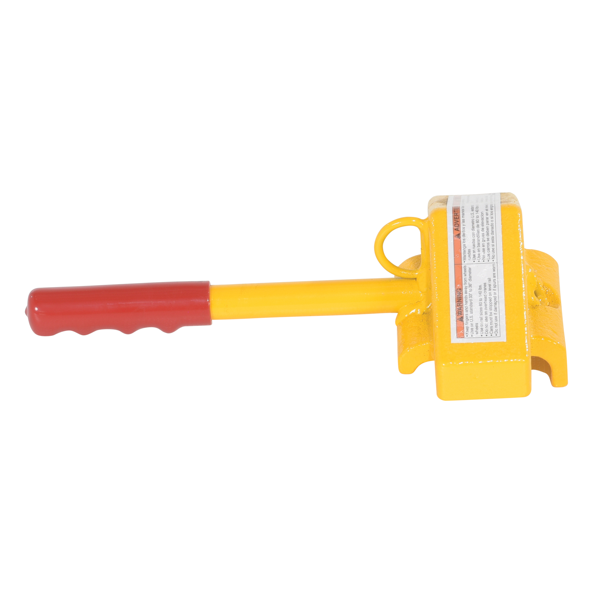 Vestil Single Rail Chock, Steel, 7.5in. x 3.8125in., Model# SRC-1