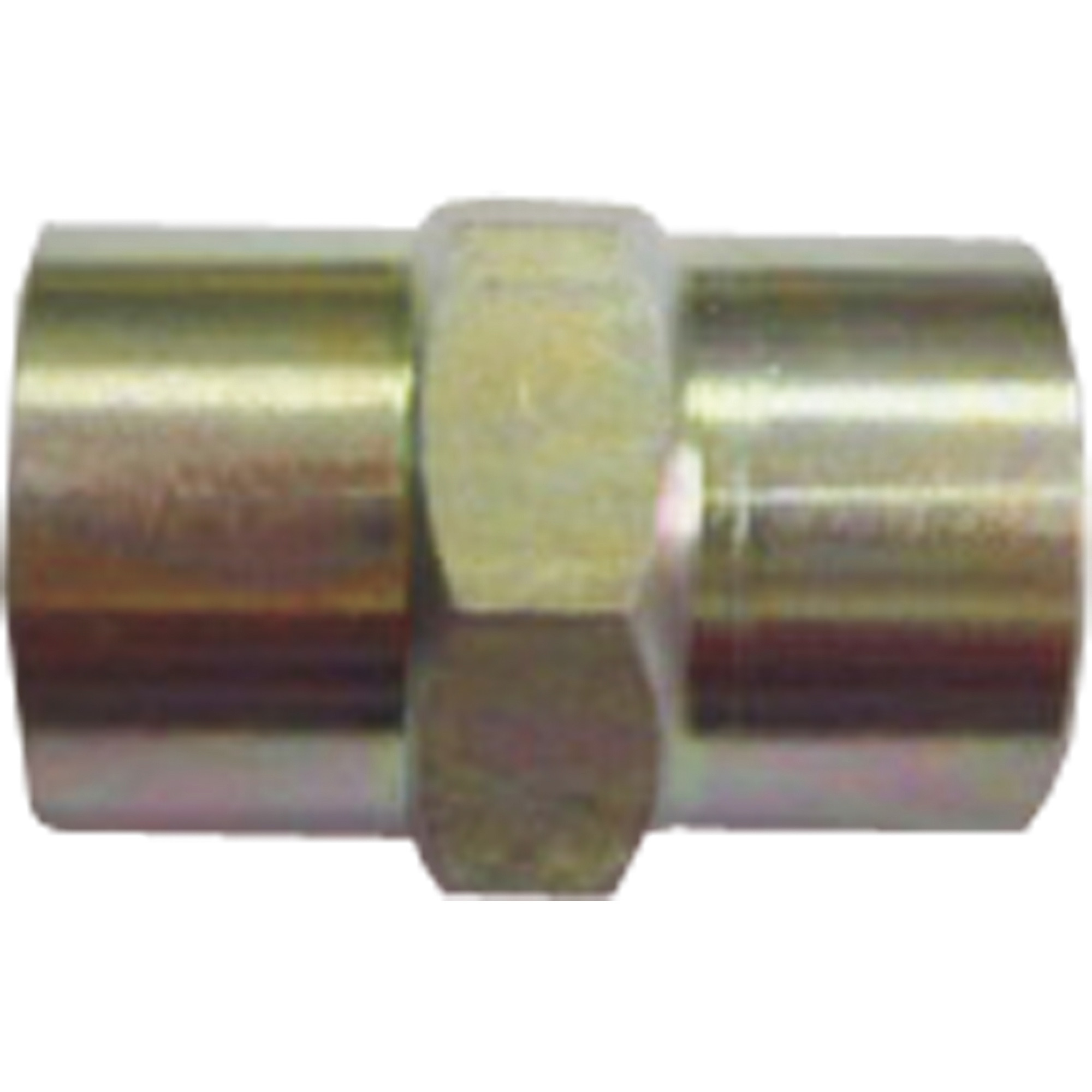 NorthStar Union Connector, 1/4in. NPT-F x 1/4in. NPT-F, 5000 PSI, Zinc-Plated Steel