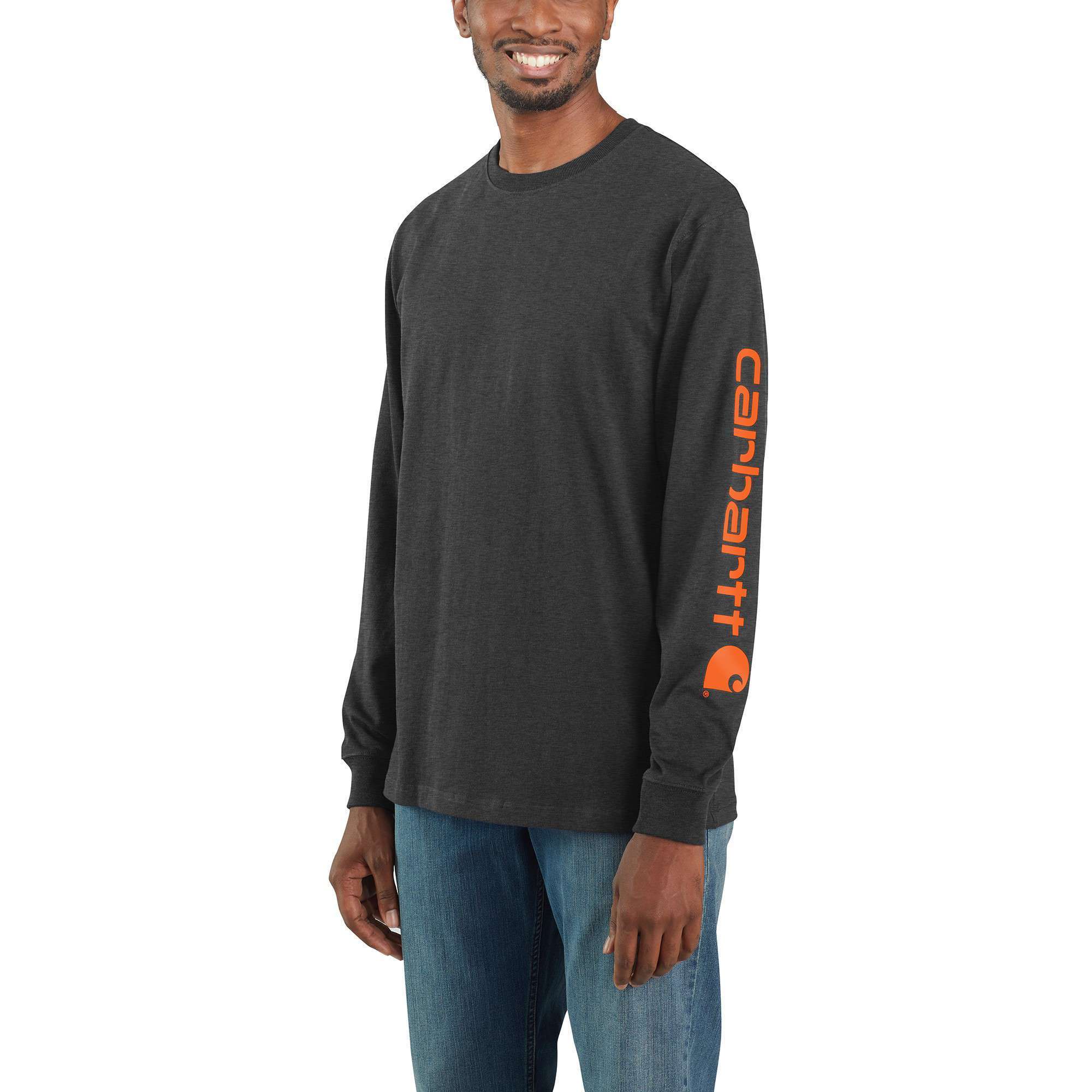 Carhartt Men's Loose Fit Heavyweight LS Sleeve Graphic T-Shirt