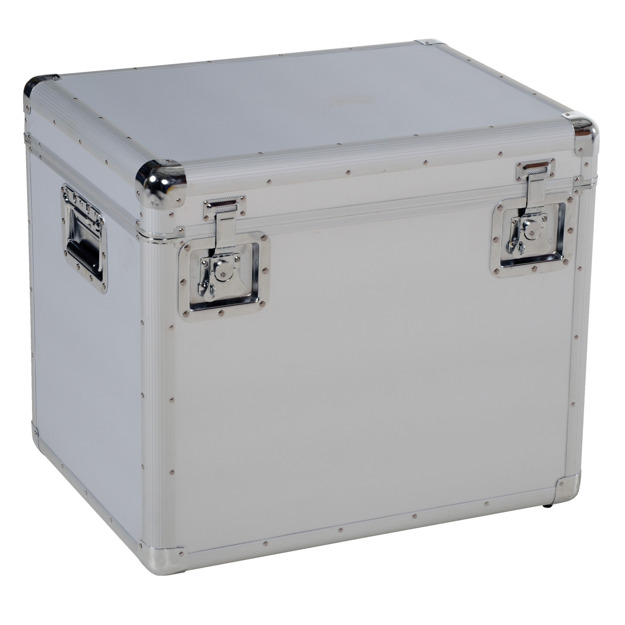 Vestil Aluminum Storage Case - 18in. x 24in. x 20in., Dual Lock, Silver, Model# CASE-L
