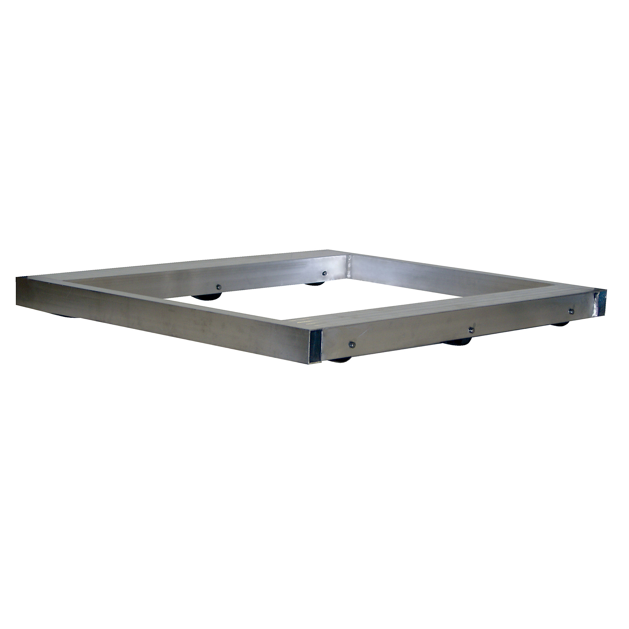 Vestil Roller Pallet Dolly - 36in. x 36in., 4000 lb Capacity, Aluminum, Model# DOL-3636-6NT