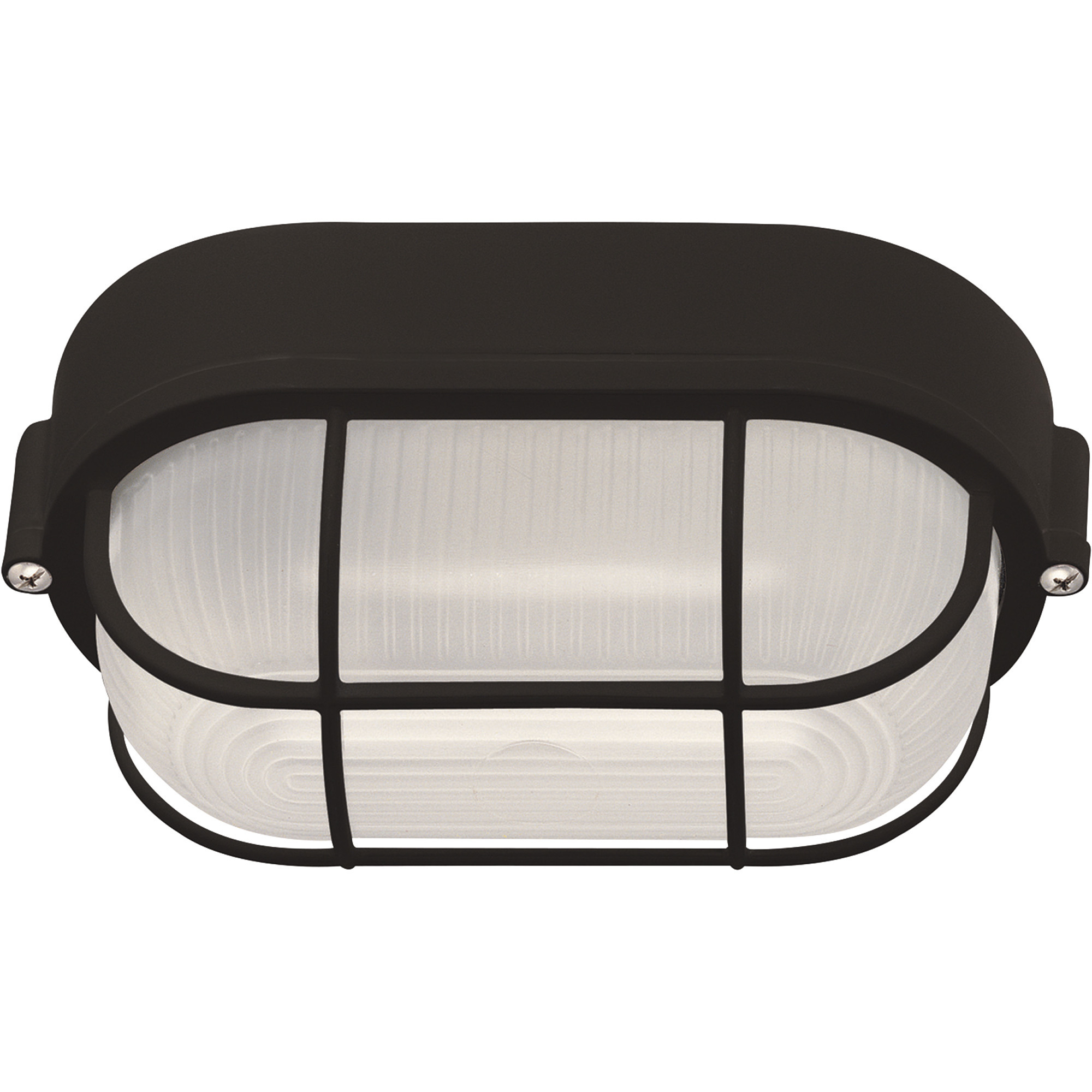Canarm Outdoor Marine Light, Oval, Black, 60 Watts, Model# IOL16BK
