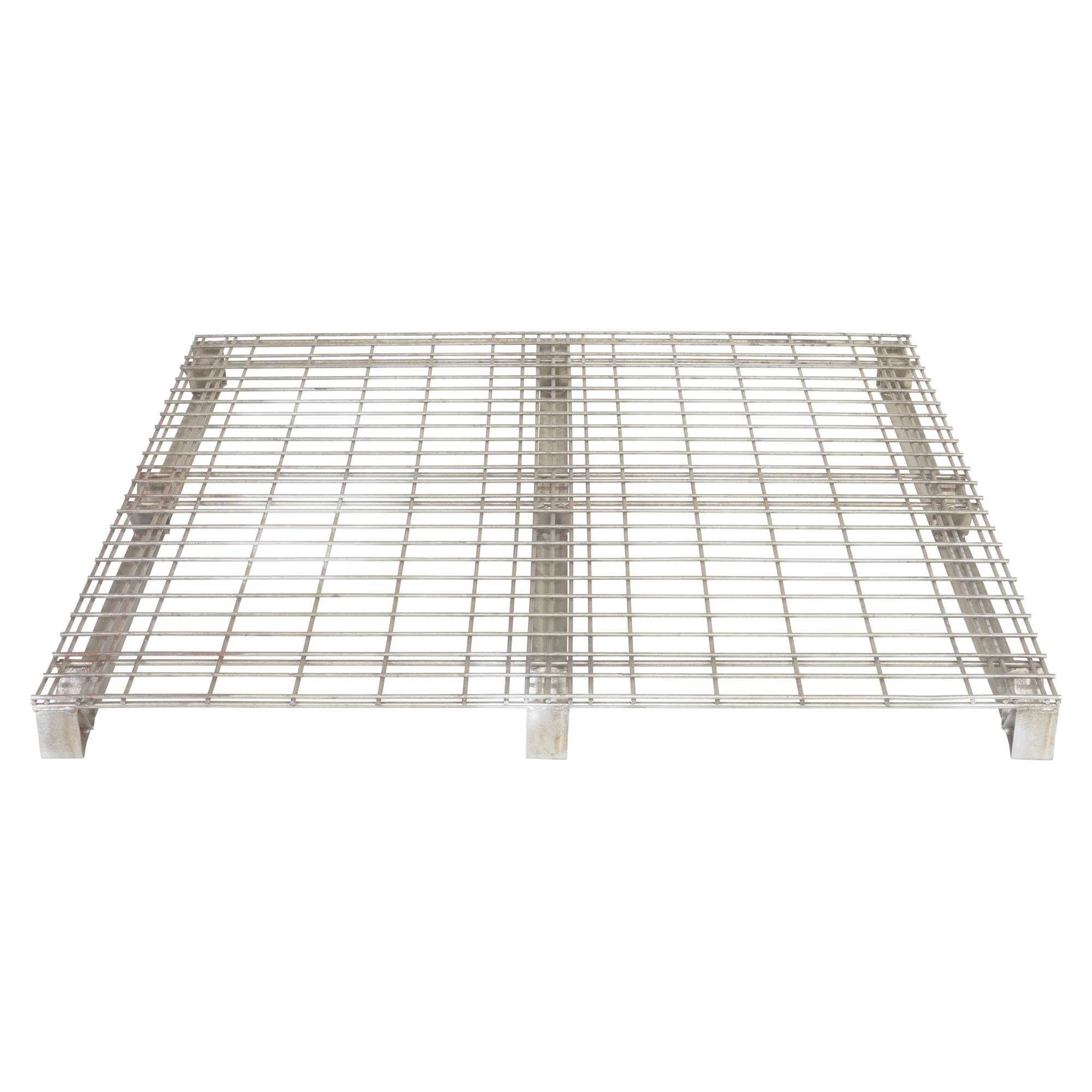 Vestil Galvanized Welded Wire Pallet - 48in. x 48in. x 4in., 4000 Lb. Capacity, Four-Way Entry, Model# WMP-4848
