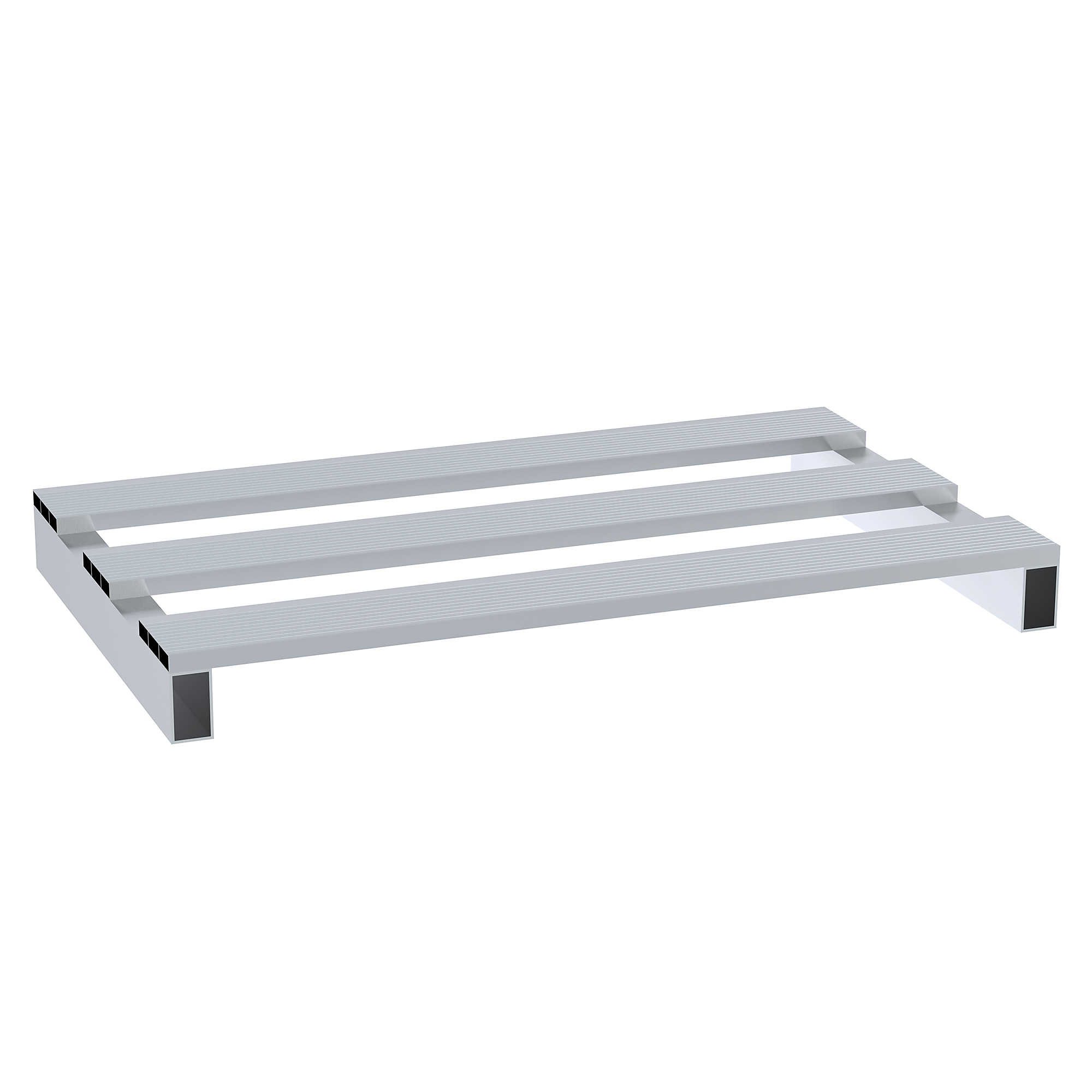 Vestil Aluminum Half Skid - 40in. x 24in., 4000 lb Capacity, 3.75in. Height, Model# SKID-4024-A