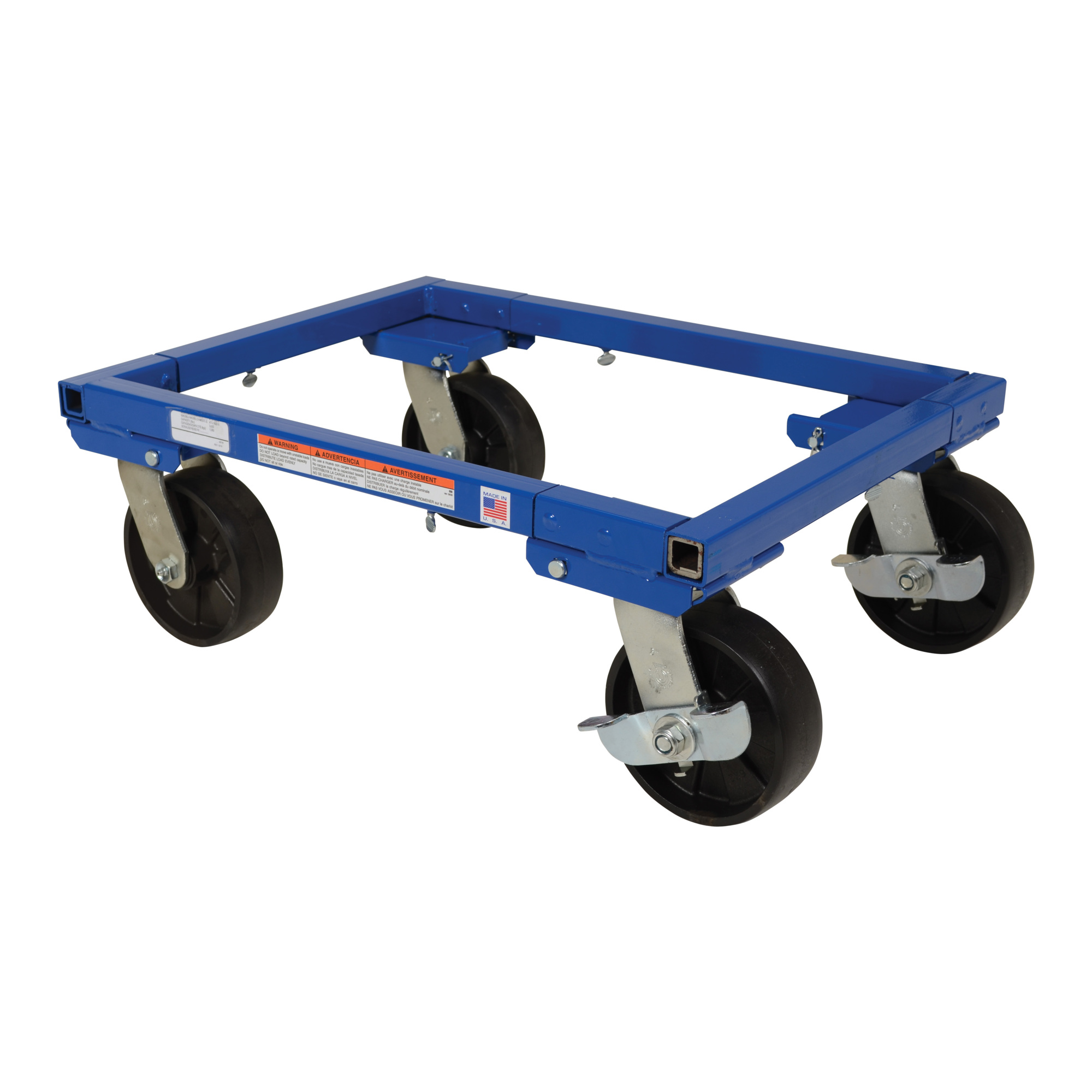 Vestil ATD-1622-6 Adjustable Tote Dolly 3000 lb. Capacity