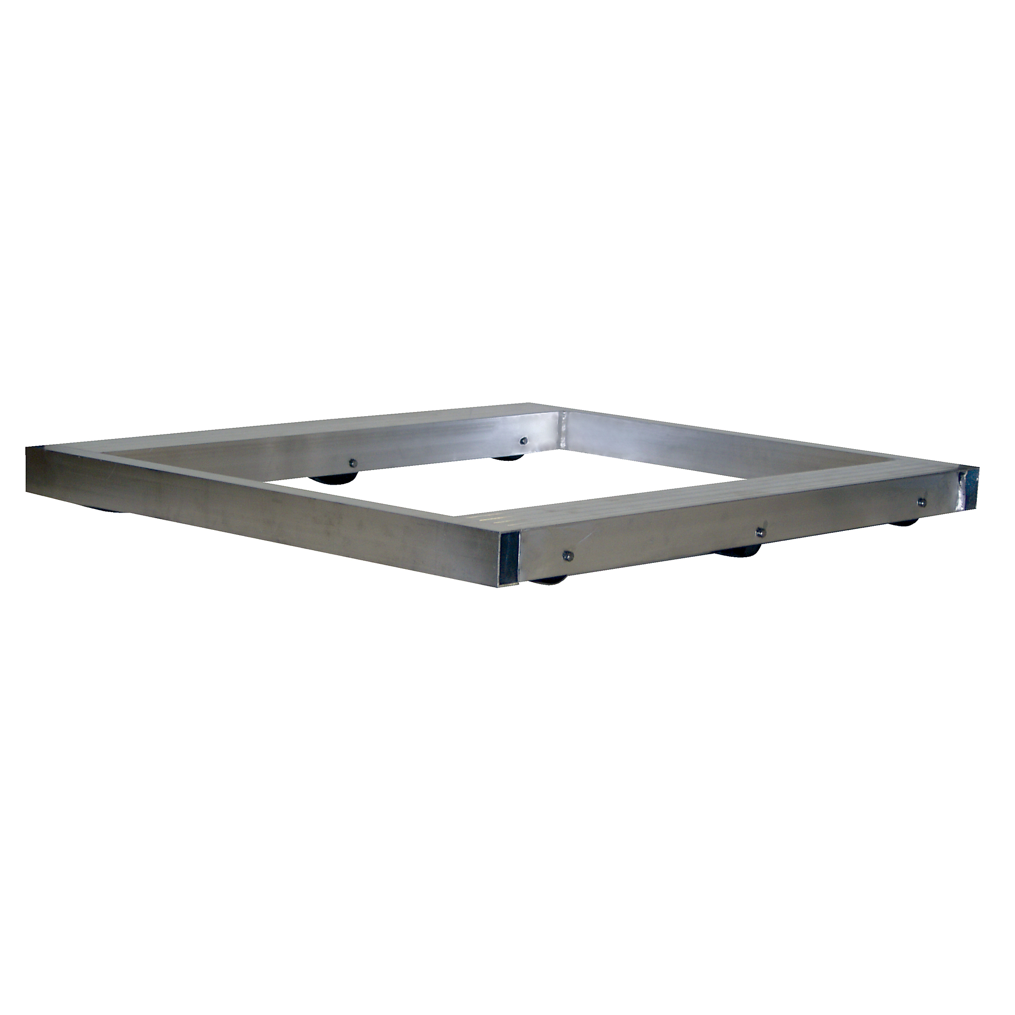 Vestil Pallet Dolly - 42in. x 48in., 4000-Lb. Capacity, Aluminum, 6 Rollers, Model# DOL-4248-6NT