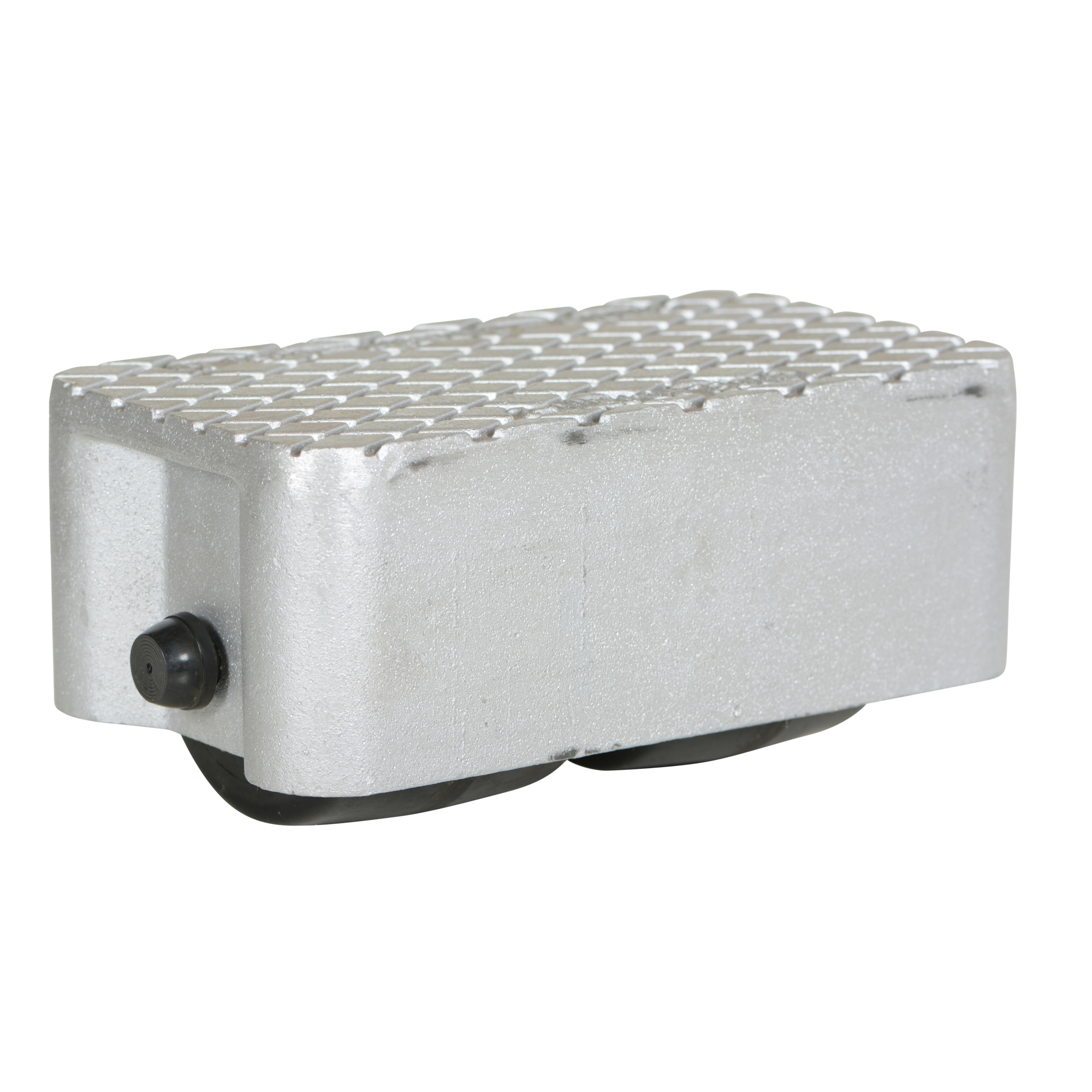 Vestil Cast Aluminum Dolly 8-1/2 In. x 4-3/4 In. 3,000 Lb. Capacity Silver