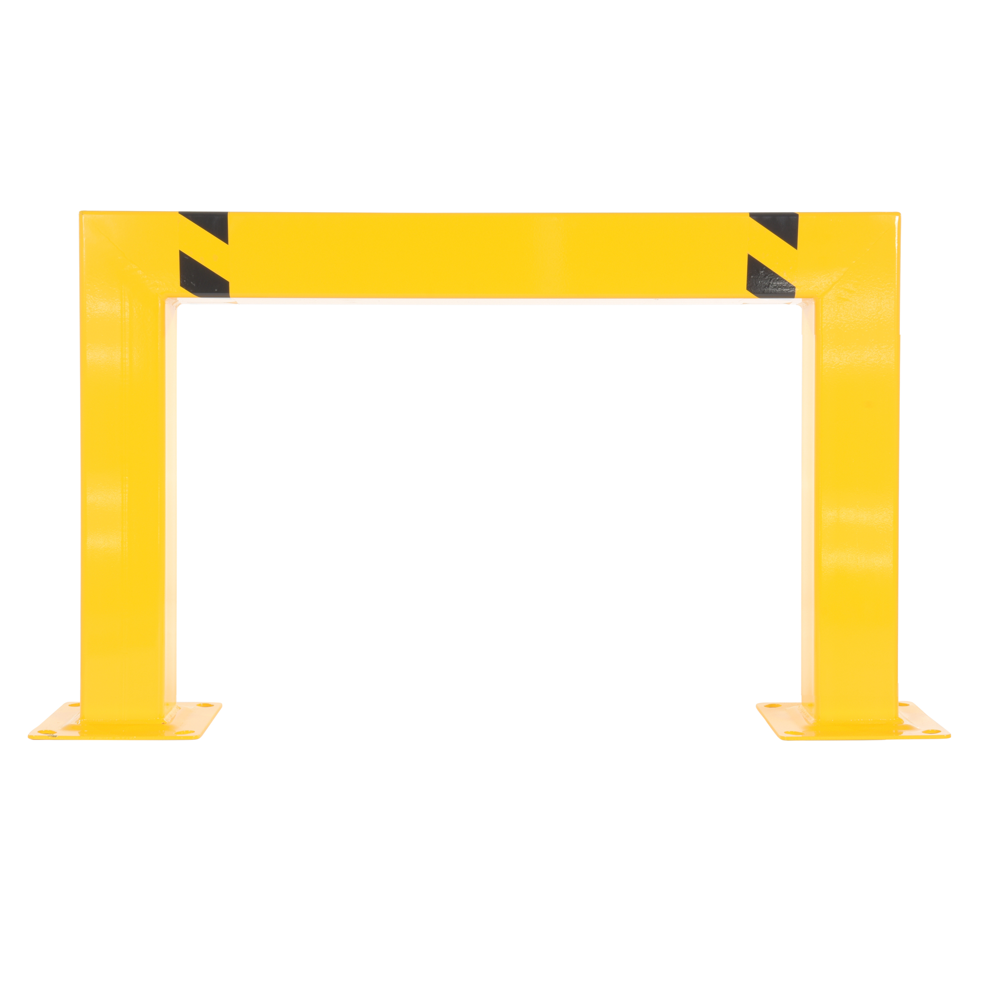 Vestil Steel Square High Profile Machinery and Rack Guard — 48in. x 24in. x 5in., Yellow, Model# HPRO-SQ-48-24-5