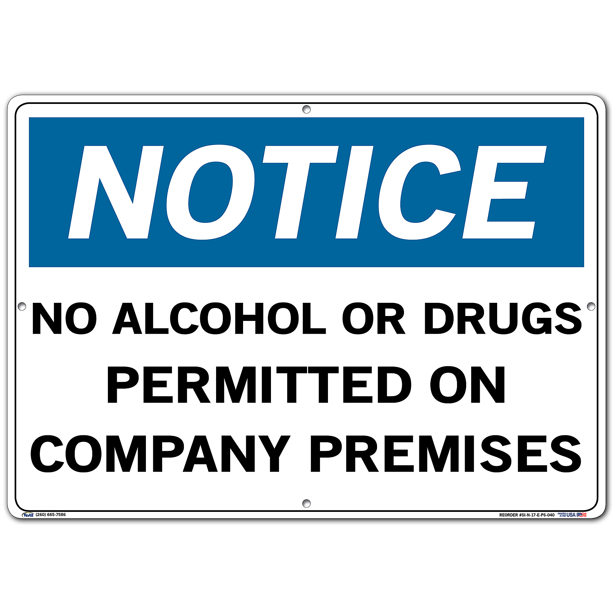 Vestil, Notice Sign (Spanish/Espanol) - Polystyrene, Sign Message NO ENTRAR,  PARA EMPLEADOS SOLAMENTE, Height 10.5 in, Width 2 in, Model SI-N-54-C-PS- -  Yahoo Shopping