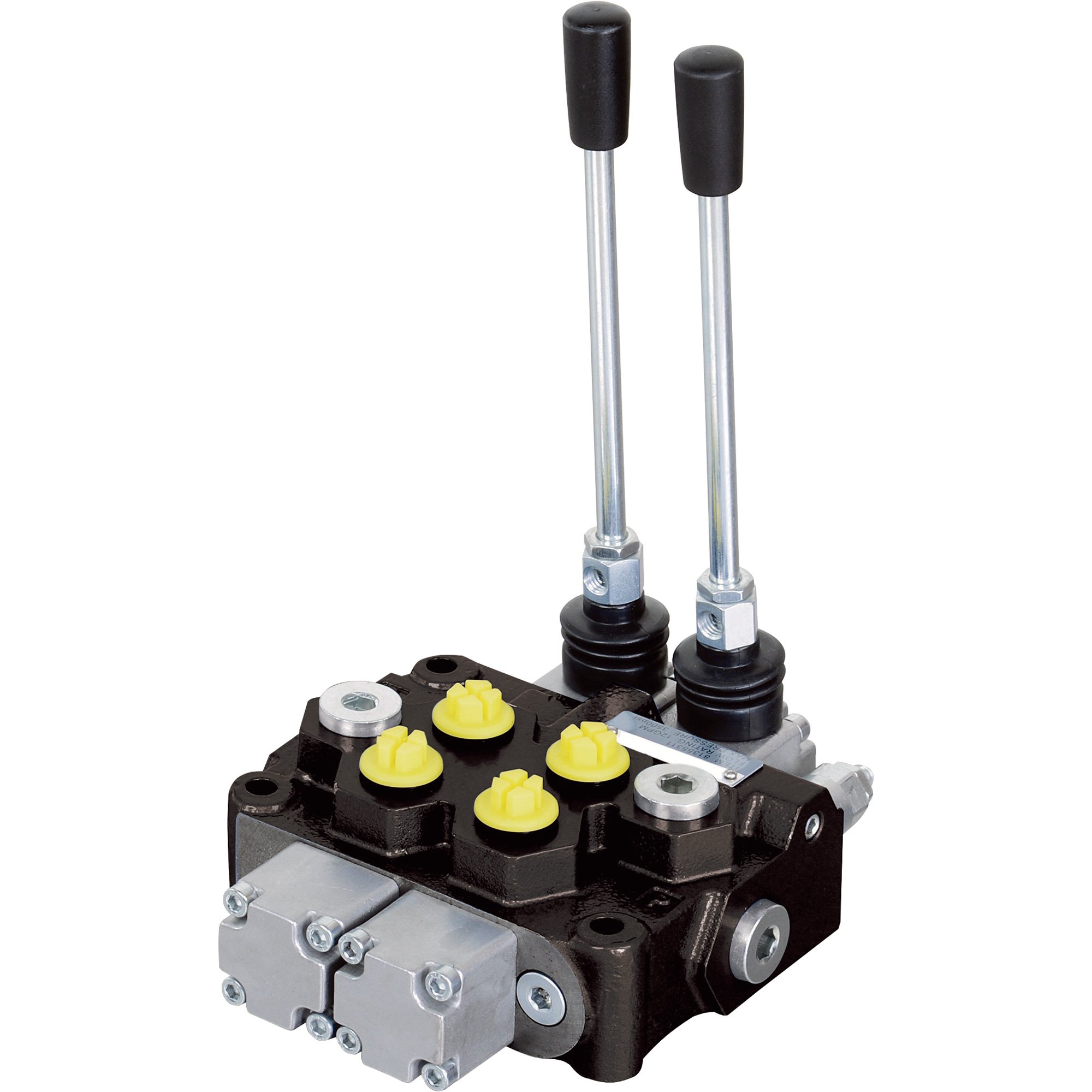 NorTrac Monoblock Hydraulic Control Valve — 12 GPM, 2 Spool