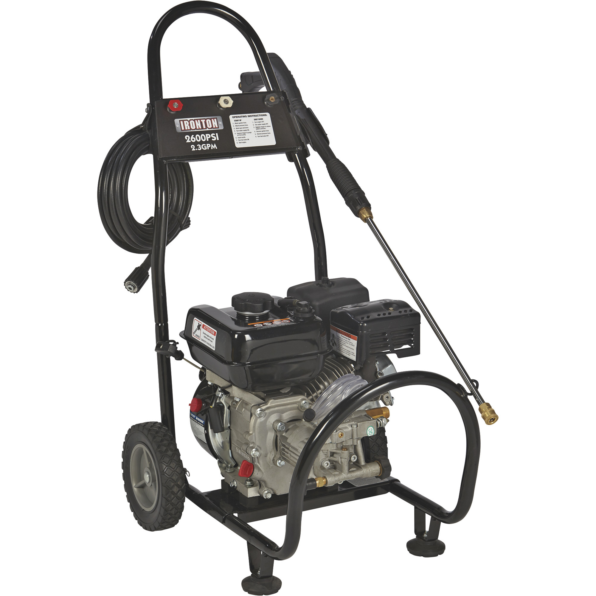 Electric Pressure Washer - 2600 PSI Pressure Washer, 2.0 GPM Electric Power  Washer 1600W High Pressure Washer with 4 Nozzles, Spray Bottle and Hose