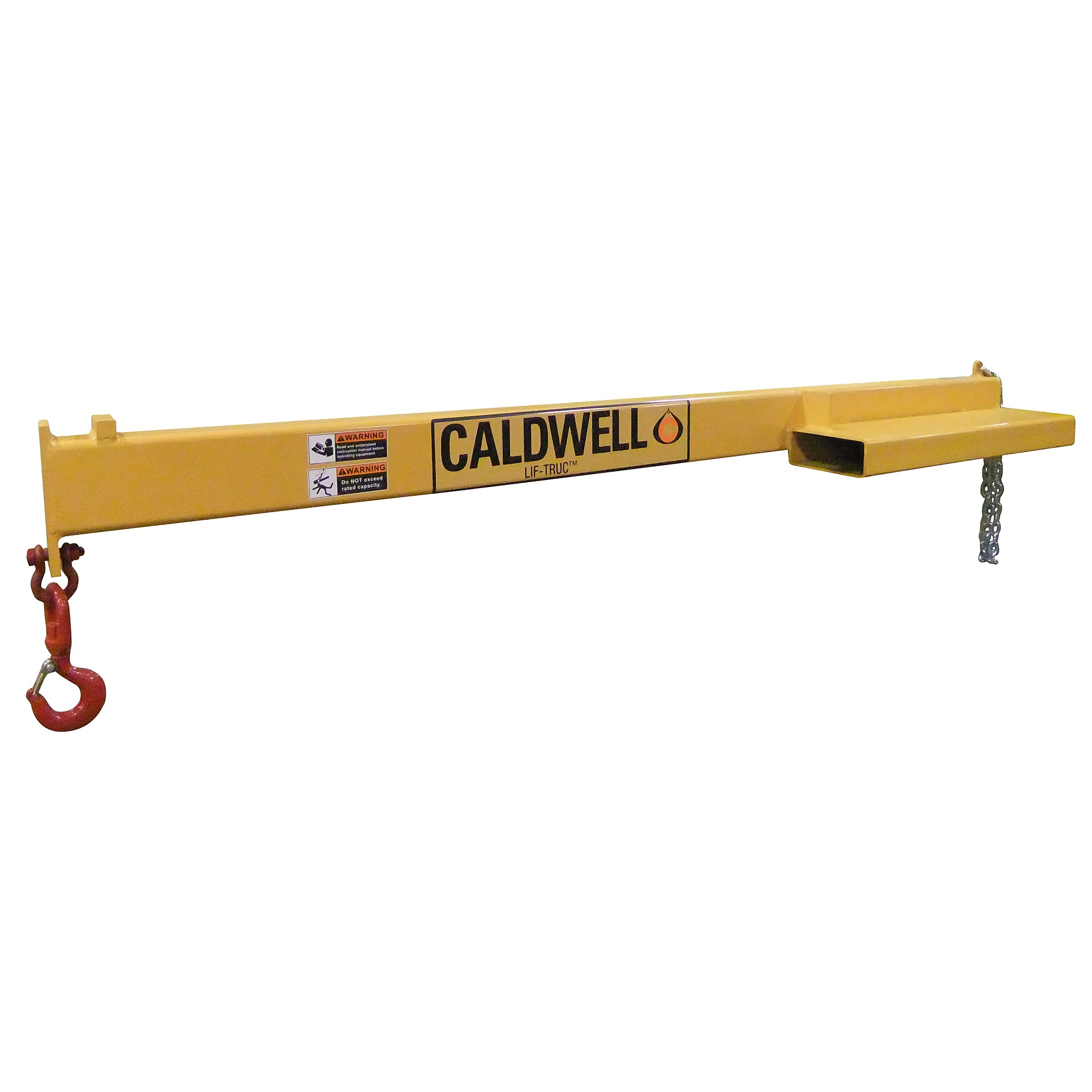 Caldwell, Fixed Length Fork Lift Boom, Capacity 1500 lb, Extended Length 96 in, Model# EB-15