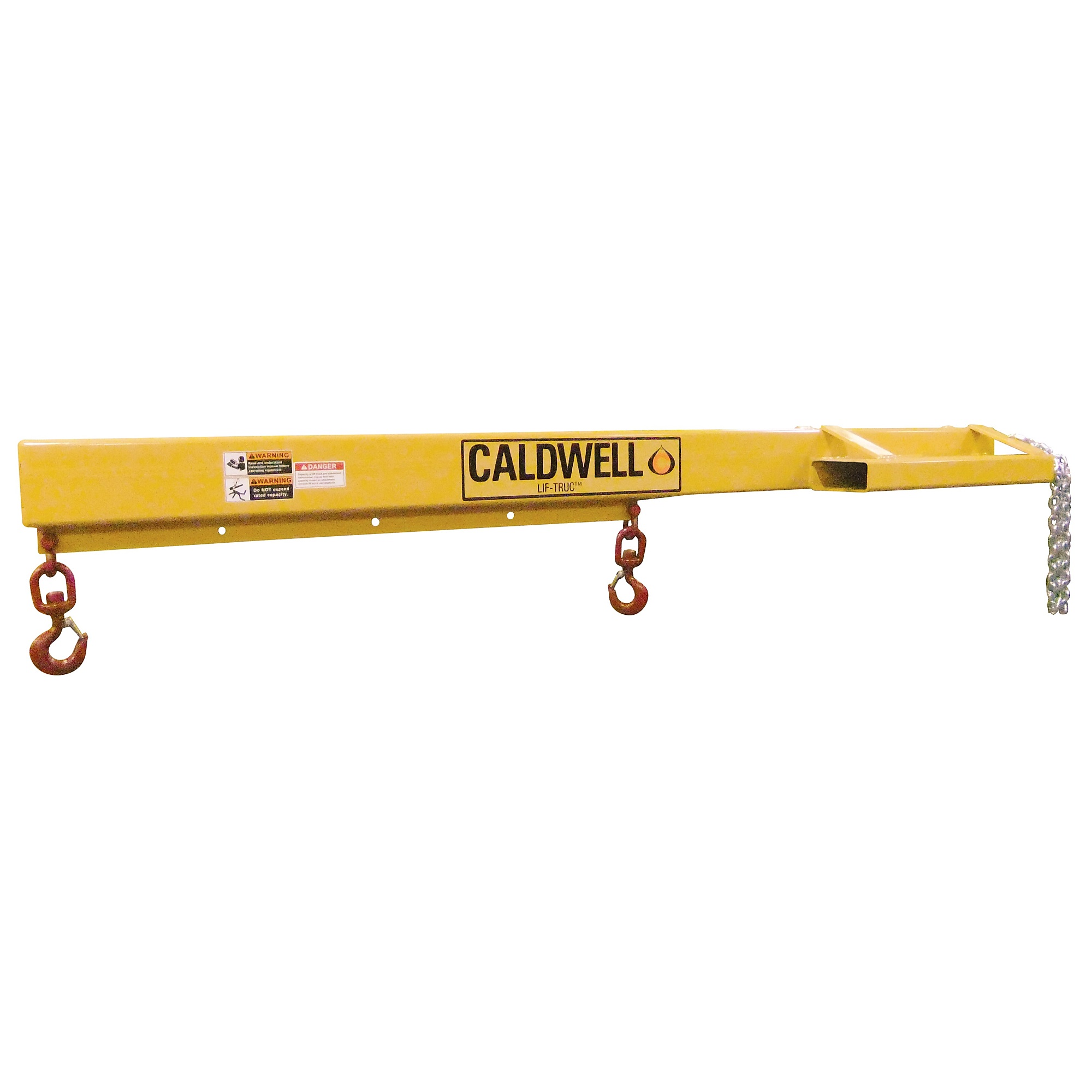 Caldwell, Fixed Length Fork Lift Boom, Capacity 4000 lb, Extended Length 96 in, Model# EB-40