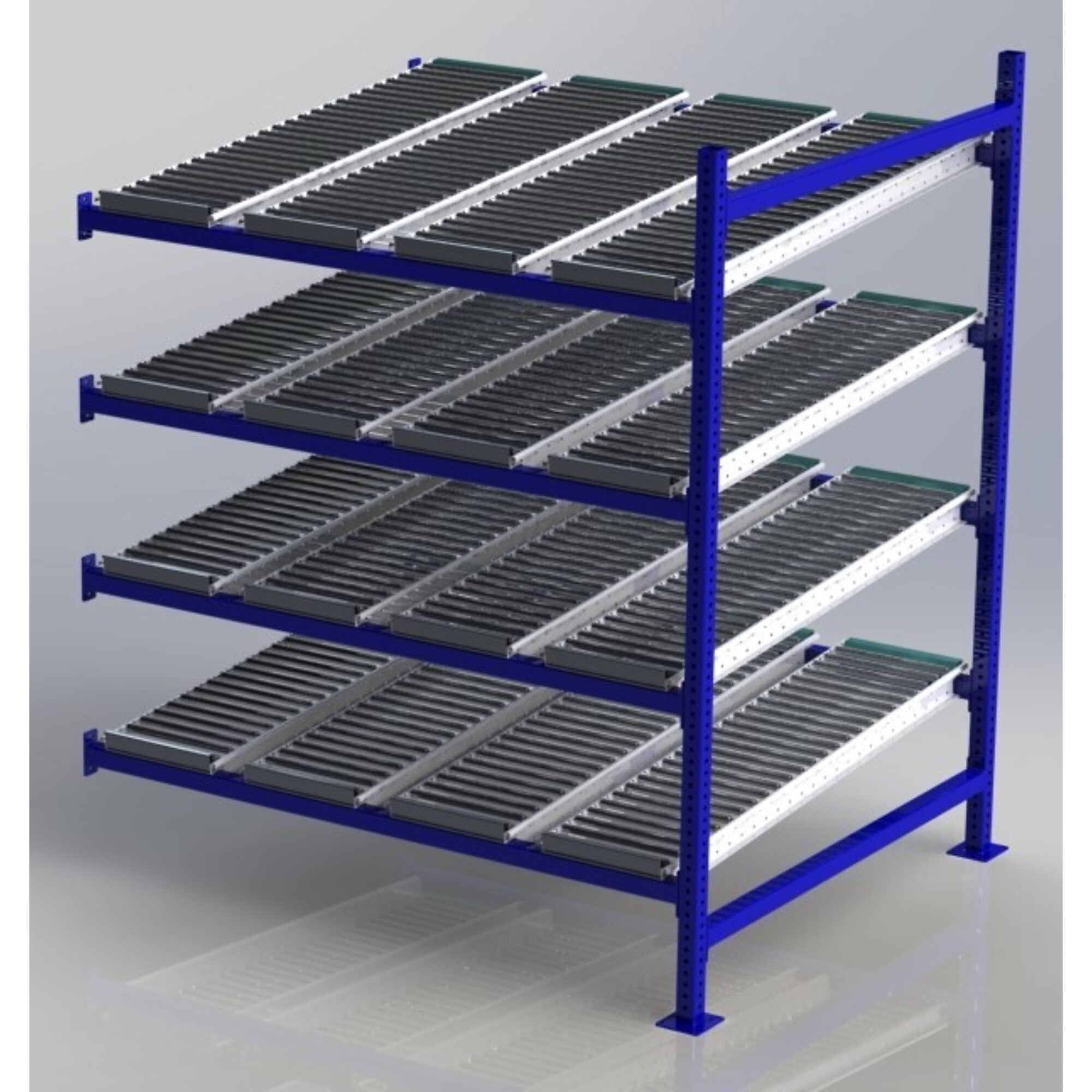 Unex, Gravity Flow Rack Adder, Overall Height 72 in, Width 60 in, Depth 48 in, Model# CF99SR60484-A