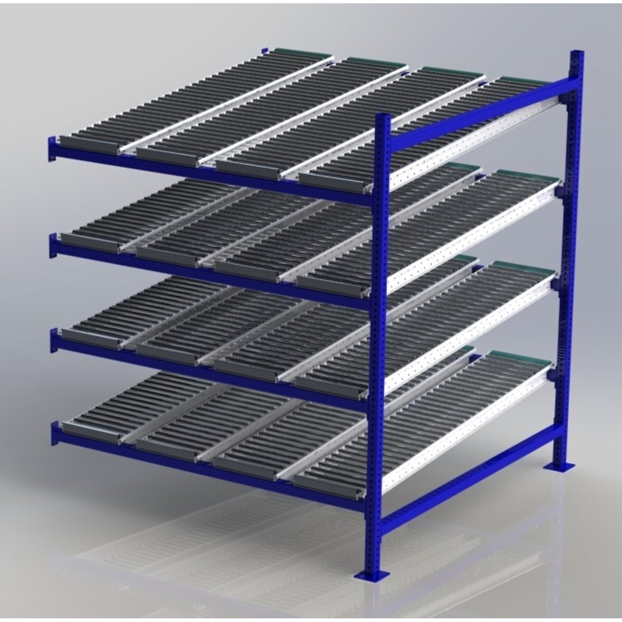 Unex, Gravity Flow Rack Adder, Overall Height 72 in, Width 60 in, Depth 60 in, Model# CF99SR60604-A