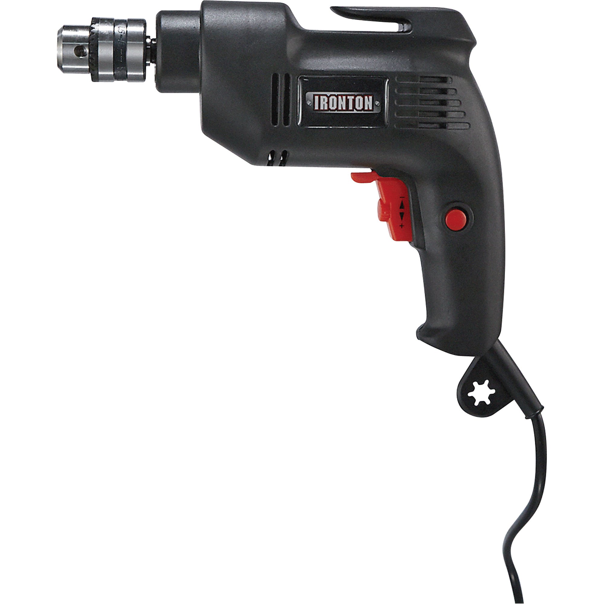Ironton Corded Electric Drill — 3/8in. Chuck, 3.8 Amp, 2600 RPM
