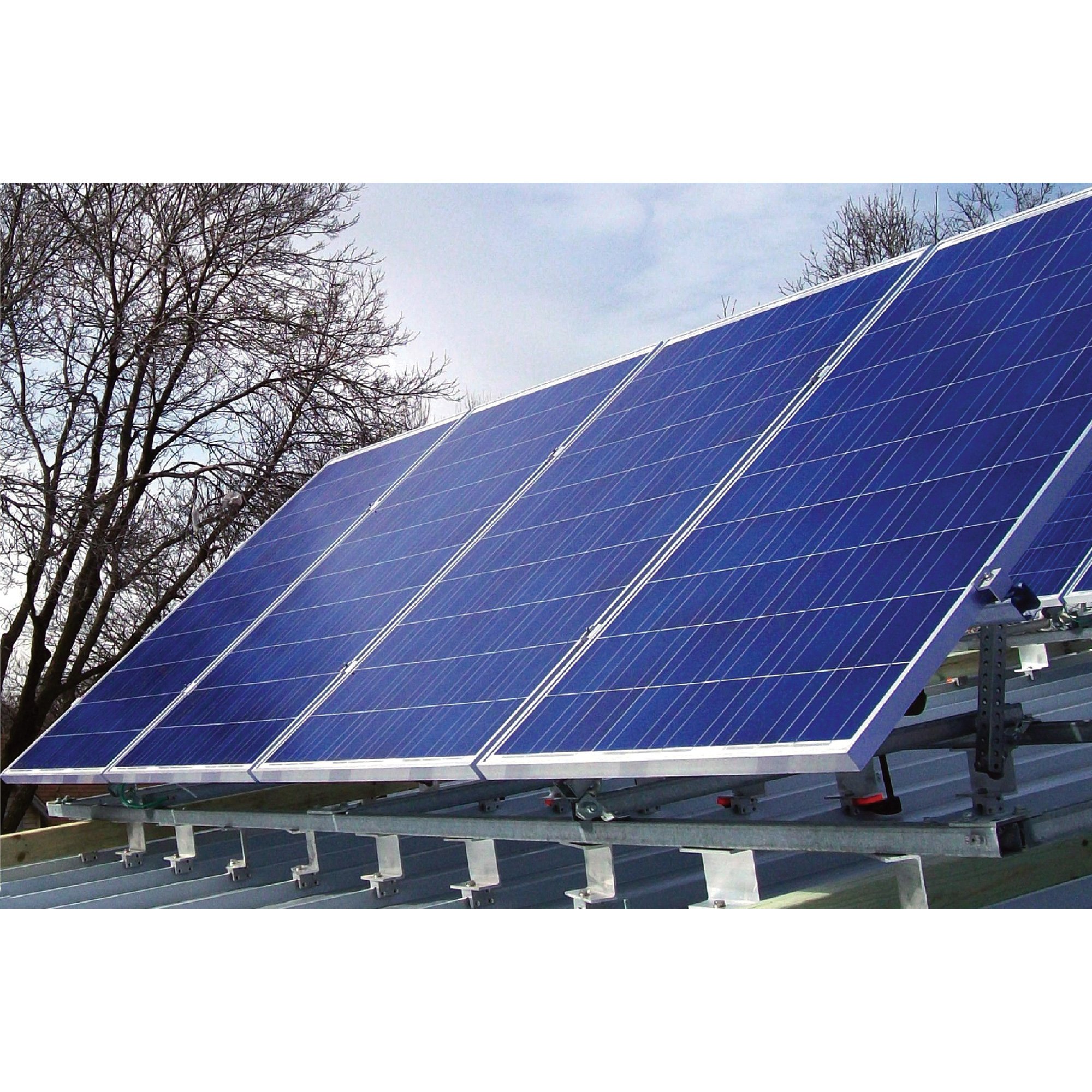 SolarPod Standalone Modular Crystalline Panels Solar Power System — 1.2 kW (Four 300 Watt Panels), Model# 1005