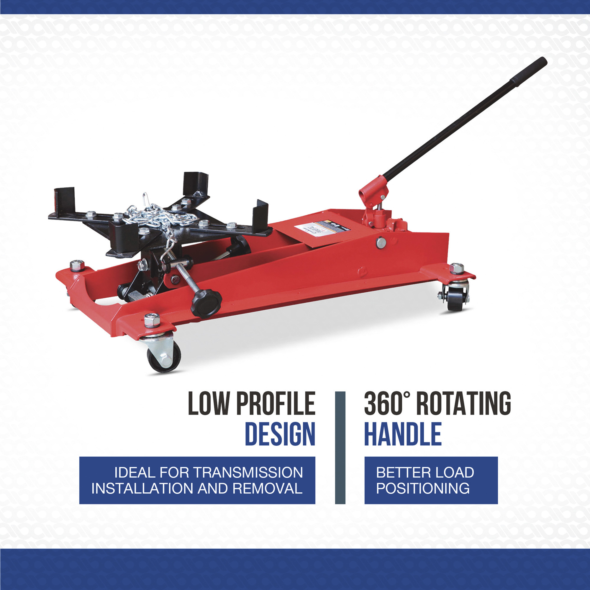 Strongway 1/2Ton Hydraulic Low Profile Transmission Jack Northern Tool