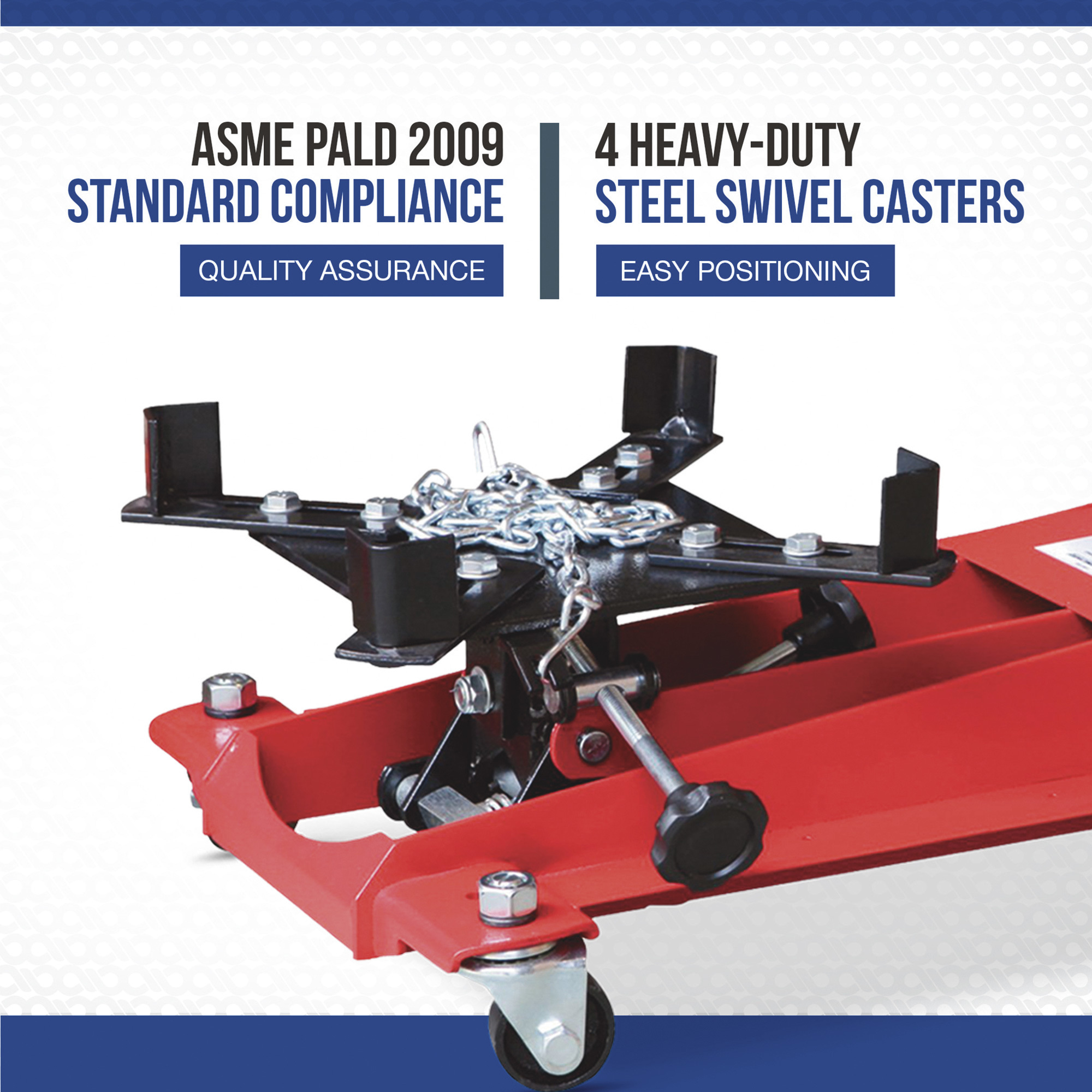 Strongway 1/2Ton Hydraulic Low Profile Transmission Jack Northern Tool