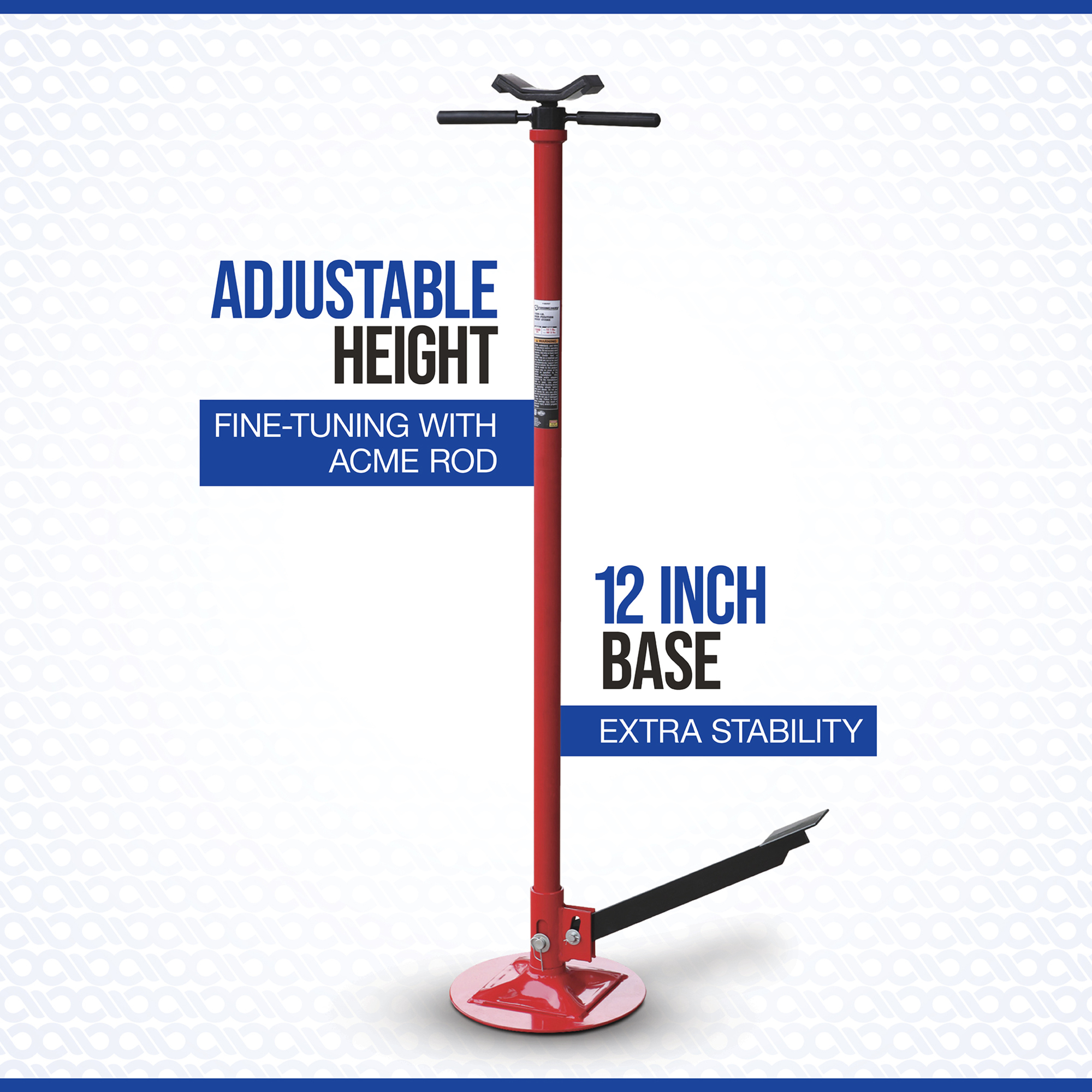 Strongway High-Position 3/4-Ton Under Hoist Jack Stand with