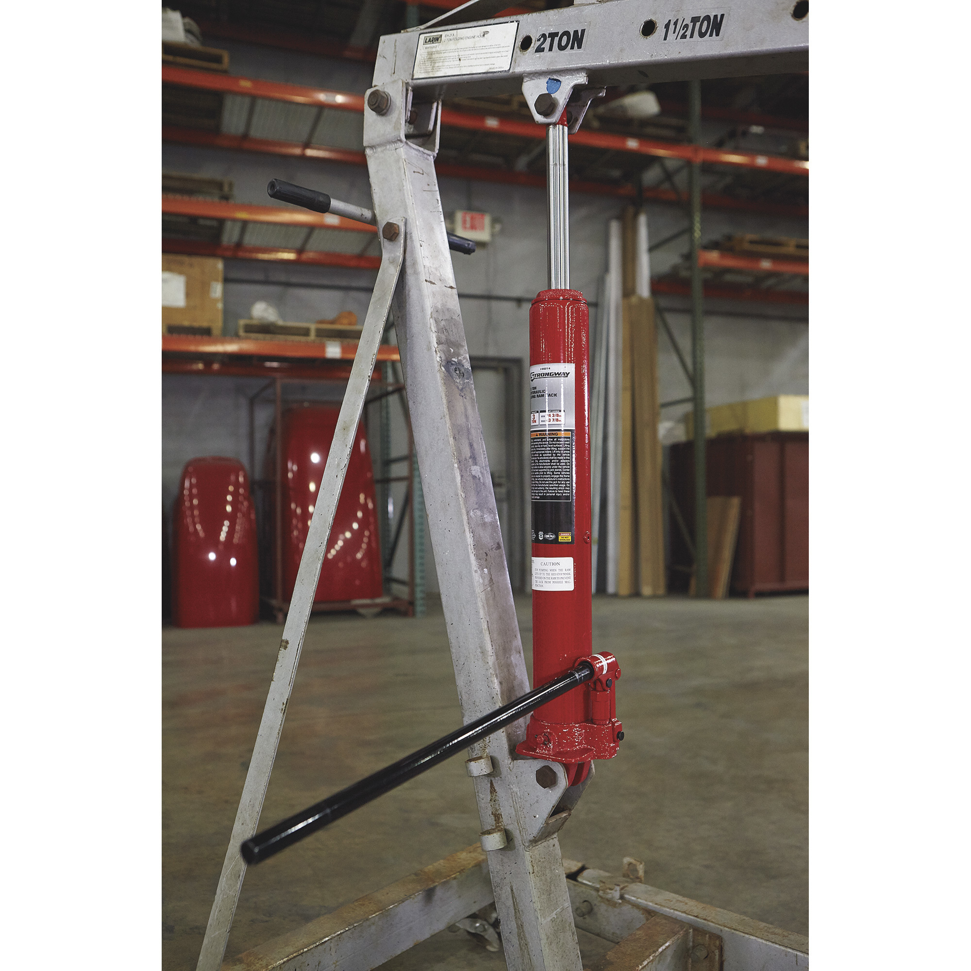 Strongway 3-Ton Long Ram Hydraulic Jack — Single Piston, Clevis Base  Northern Tool