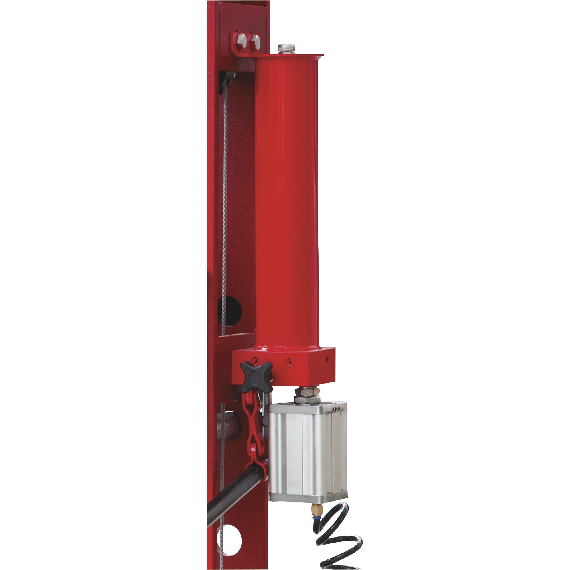 OTC 1834 25-Ton Capacity Shop Press with Air-Driven Hydraulic Pump
