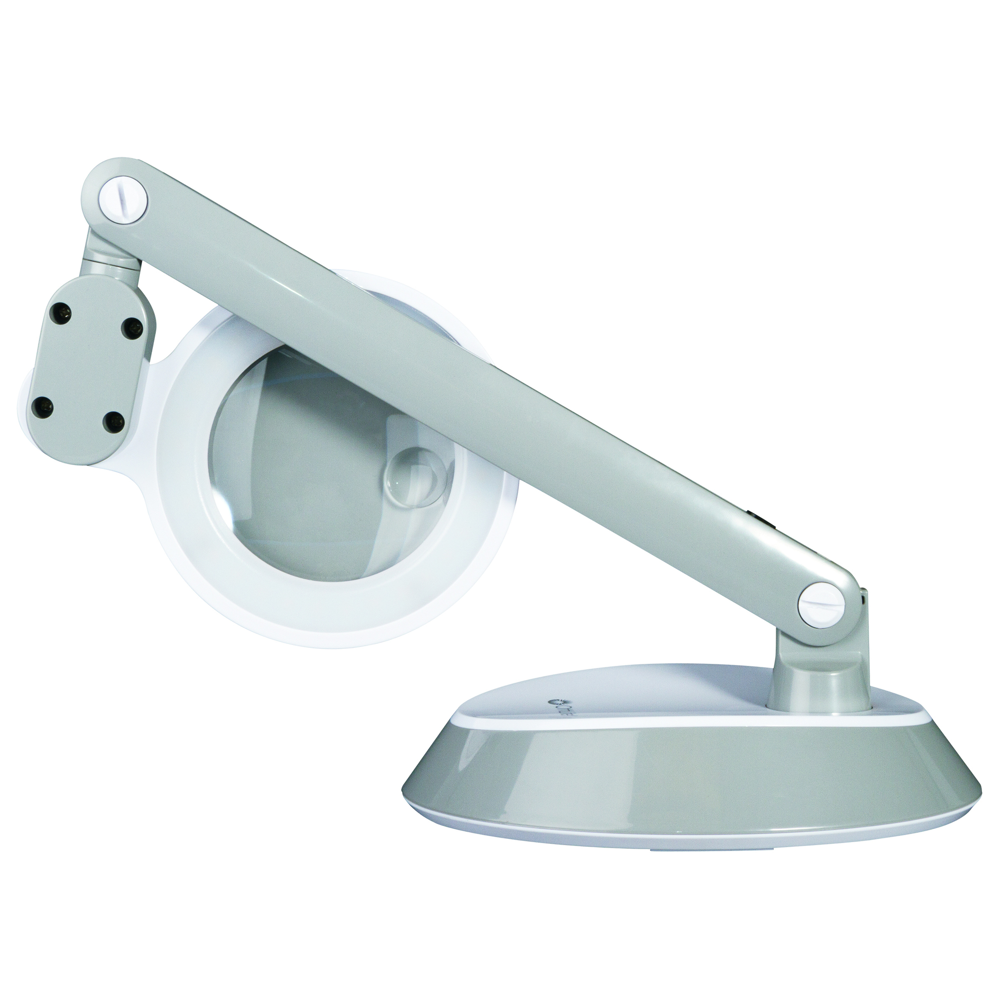 OttLite - Space-Saving LED Magnifier Desk Lamp - White