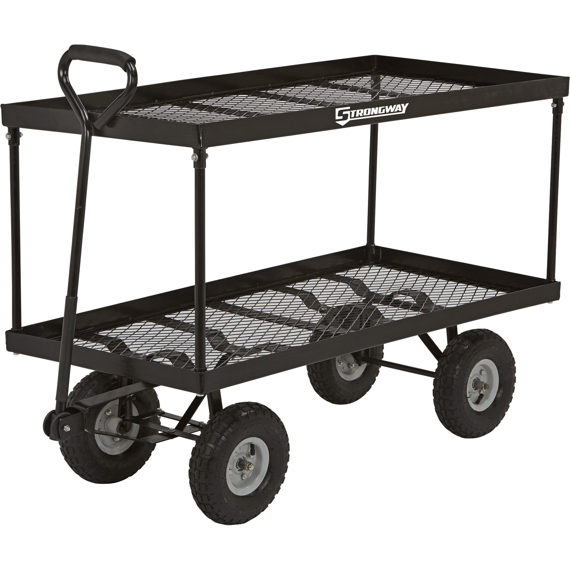 Ironton® Steel Garden Cart, 400-Lb. Capacity, 38in.L x 18 1/2in.W