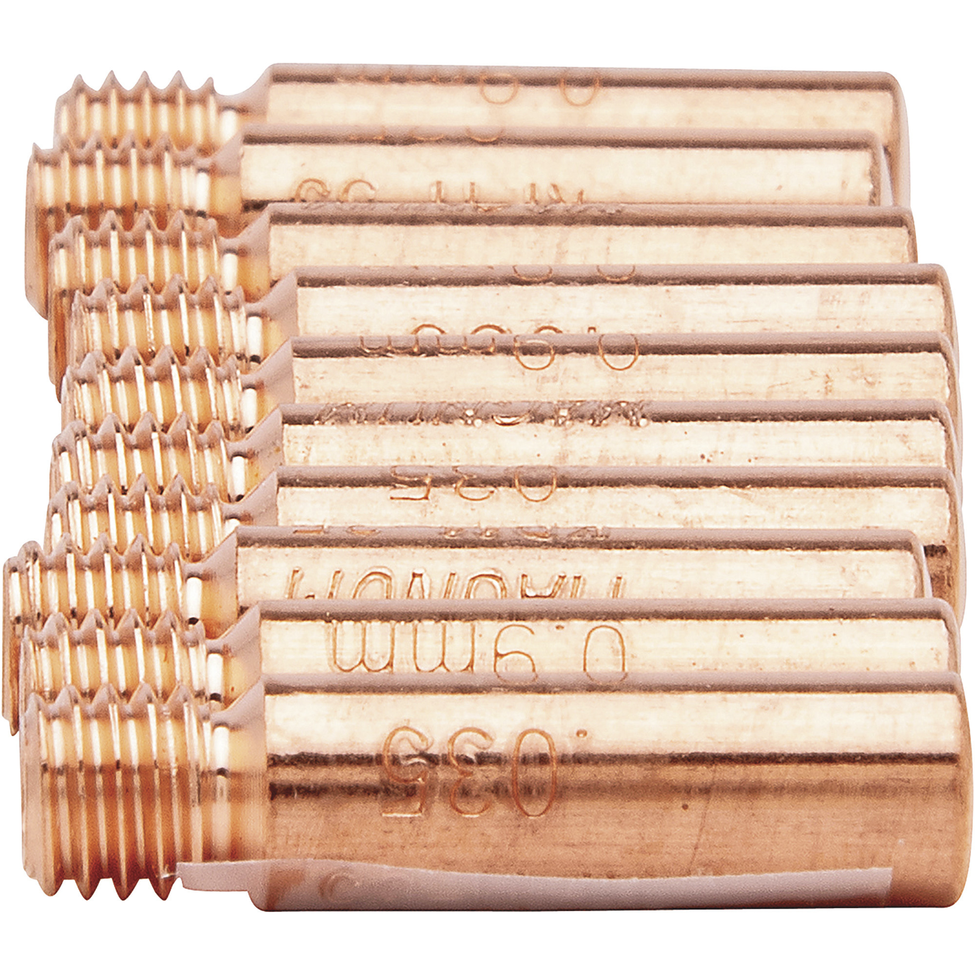 Lincoln Electric TwecoStyle Welding Contact Tips — .035in., 10Pack