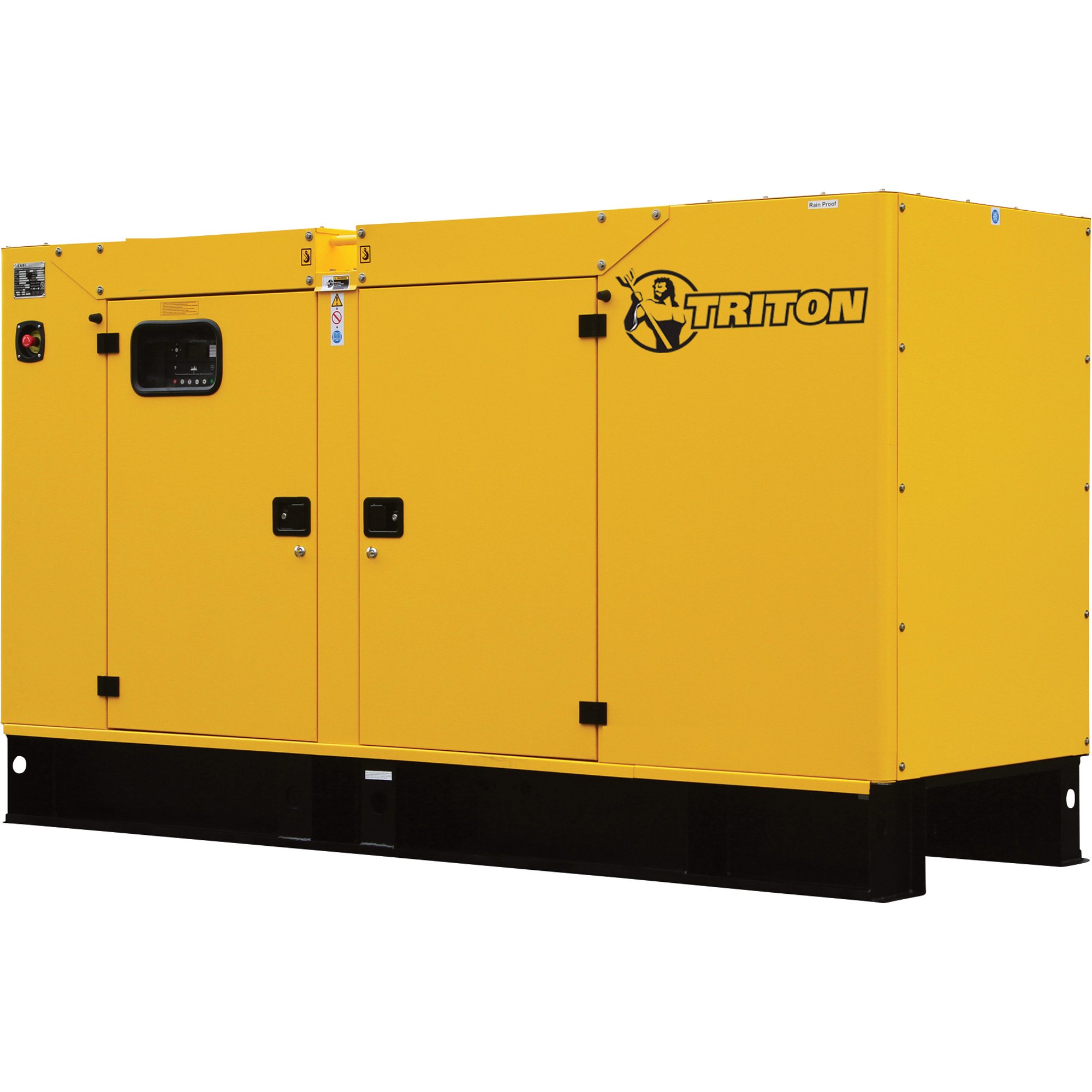 Triton Commercial Diesel Generator — 100 kW, Perkins Engine, 208 Volts, Model# TP-P100-T3-60-UL
