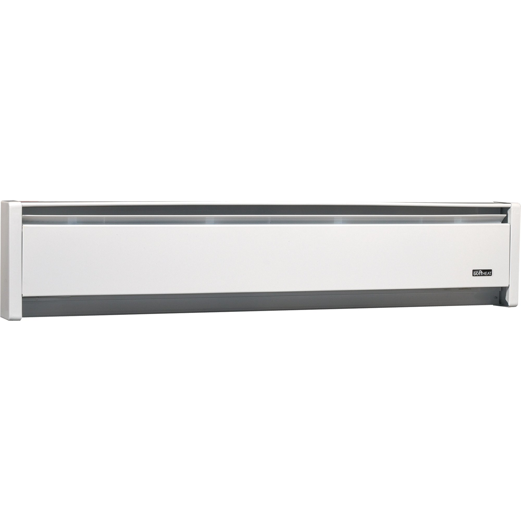 Cadet Softheat Hydronic Baseboard Heater — 500 Watt 35inw 120 Volt White Left End Wire 2249