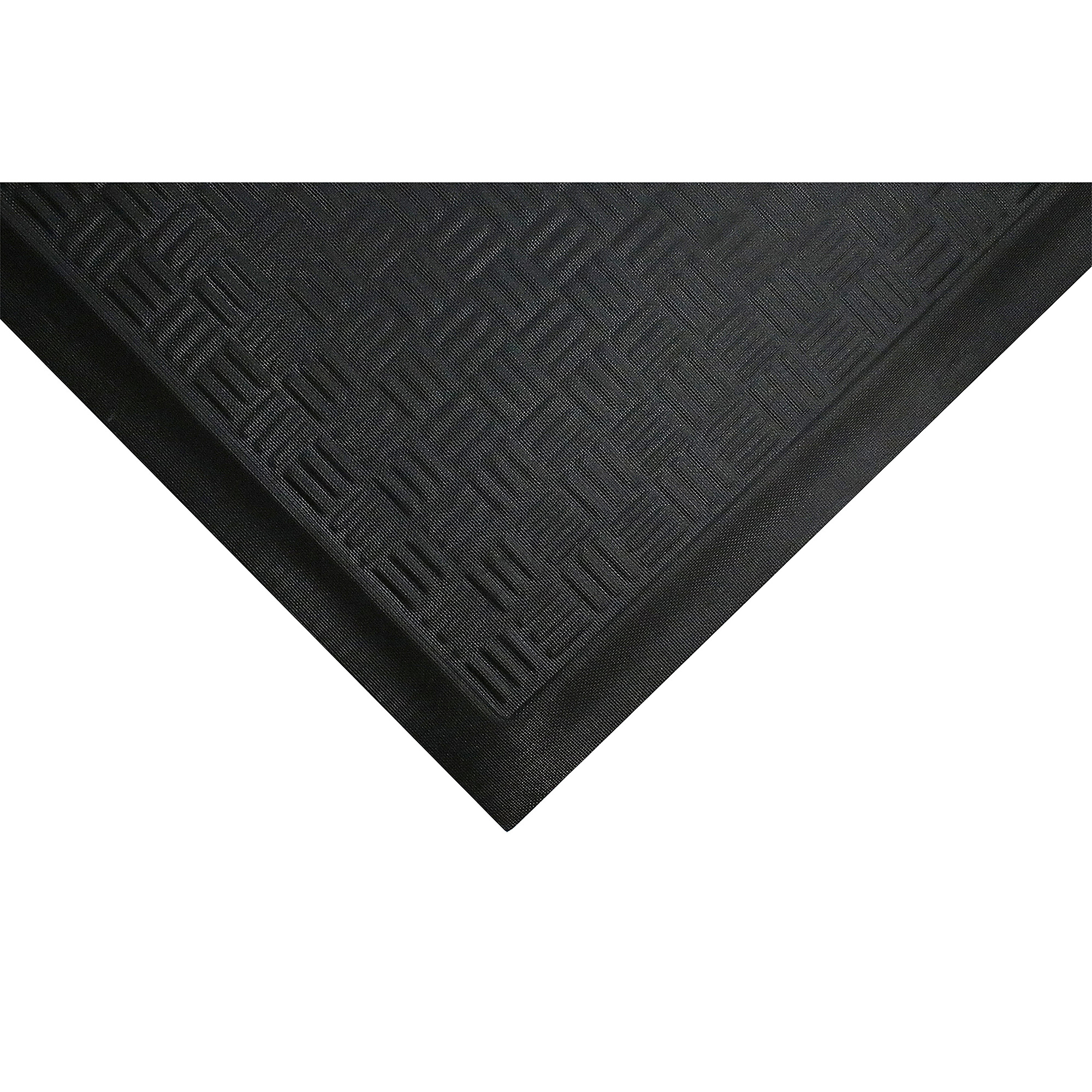 M+A Matting, Comfort Station Max Anti-Fatigue Mat,Black 4' x 8.3', 7/16" Thickness, Model # 370048900