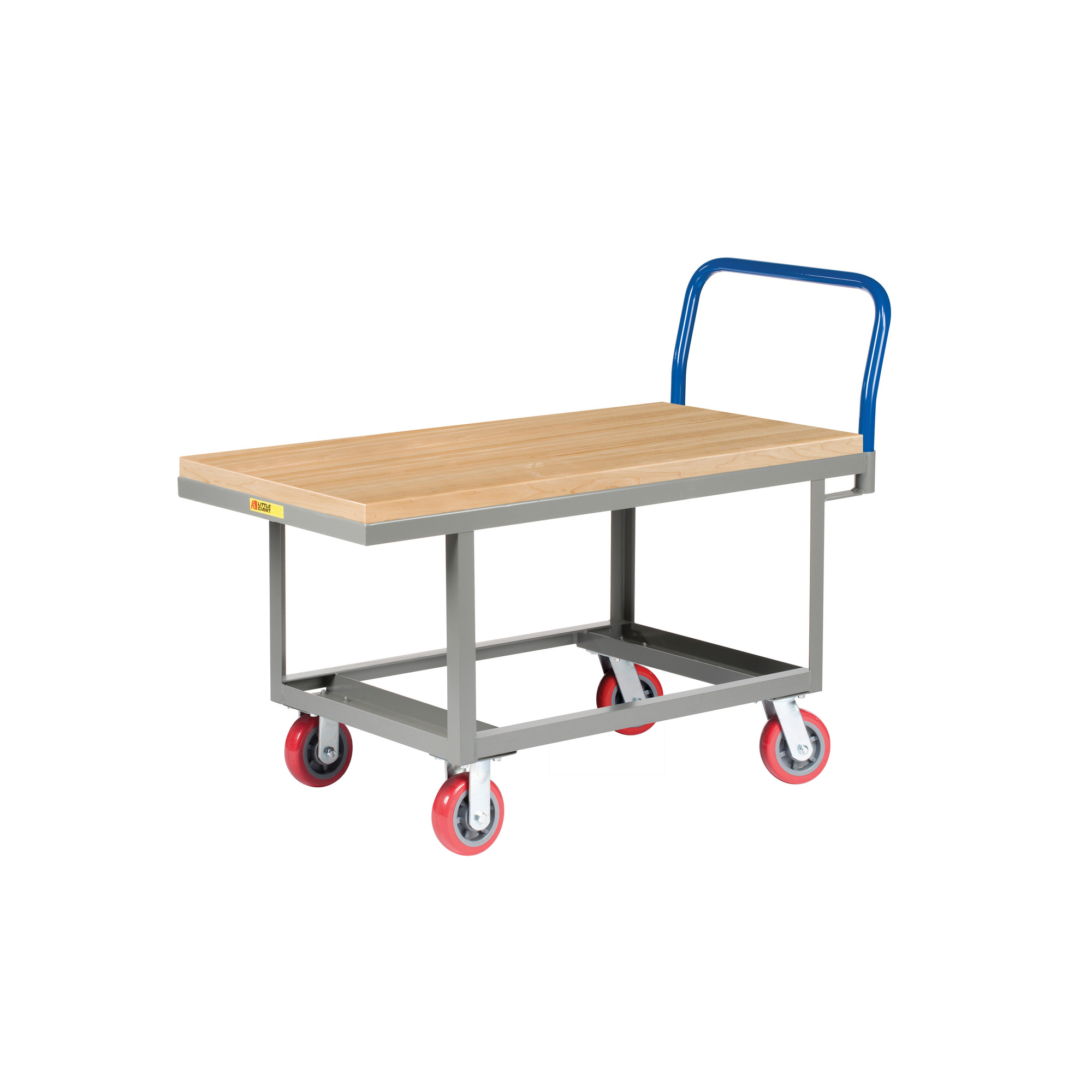 Little Giant Ergonomic Work Height Platform Truck, Capacity 2,000 lb, Platform Width 30 in, Model# RNJ-3048-6PY