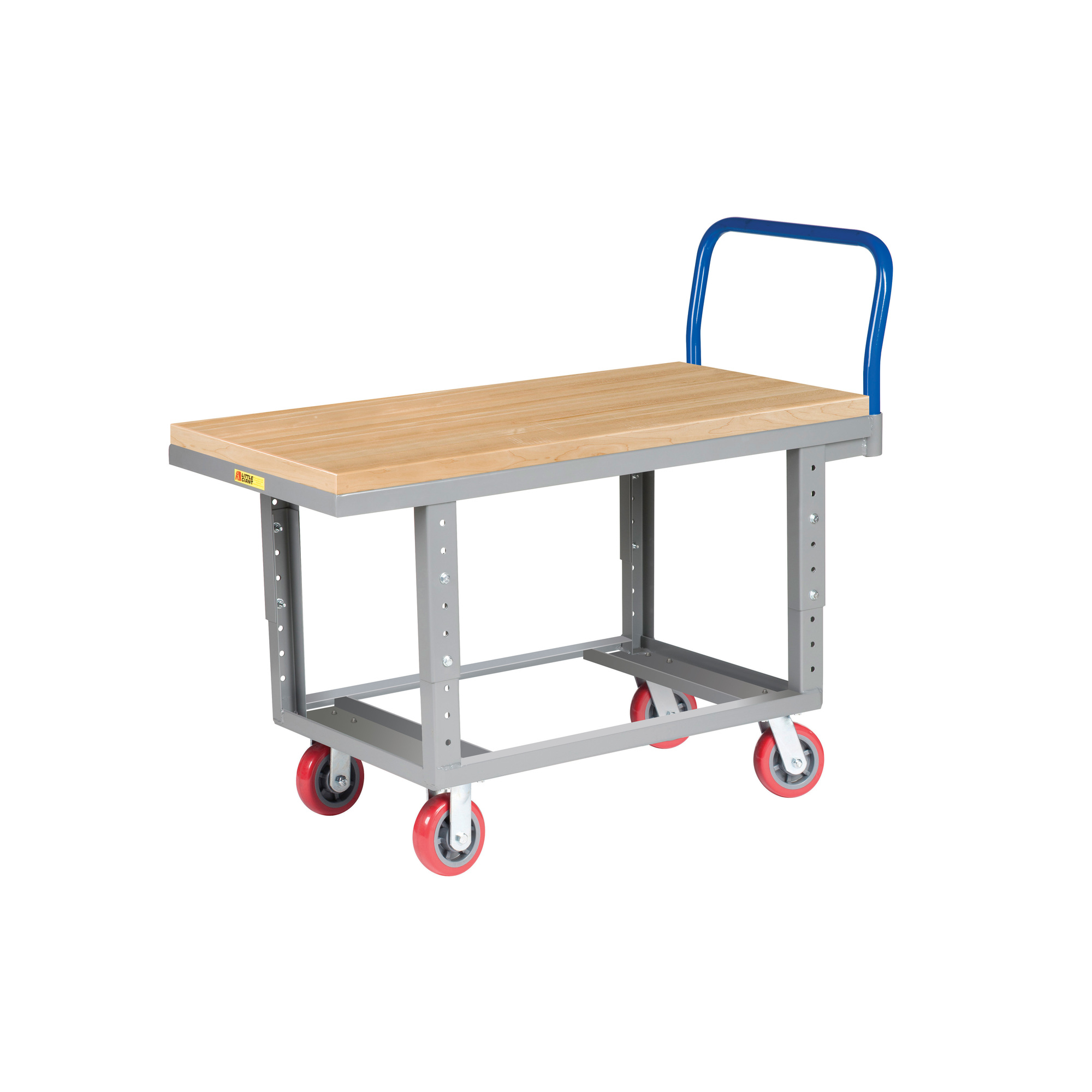 Little Giant Ergonomic Work Height Platform Truck, Capacity 2,000 lb, Platform Width 30 in, Model# RNJ-3048-6PY-AH