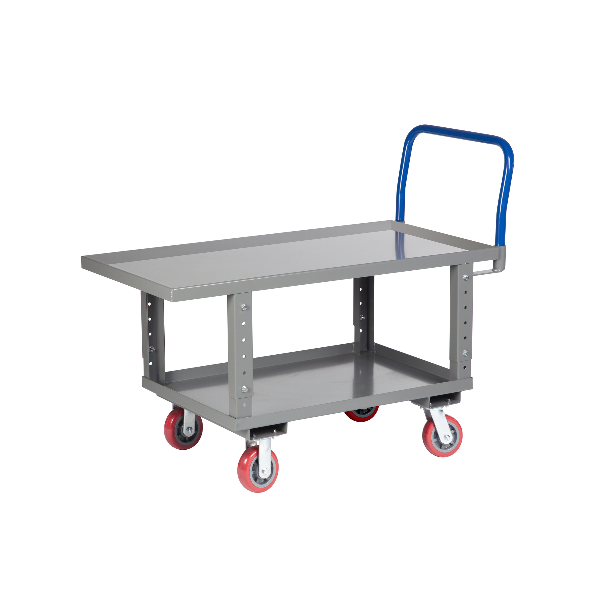 Little Giant Ergonomic Work Height Platform Truck Lipped Deck, Capacity 2,000 lb, Platform Width 24 in, Model# RNL2-2460-6PYAH